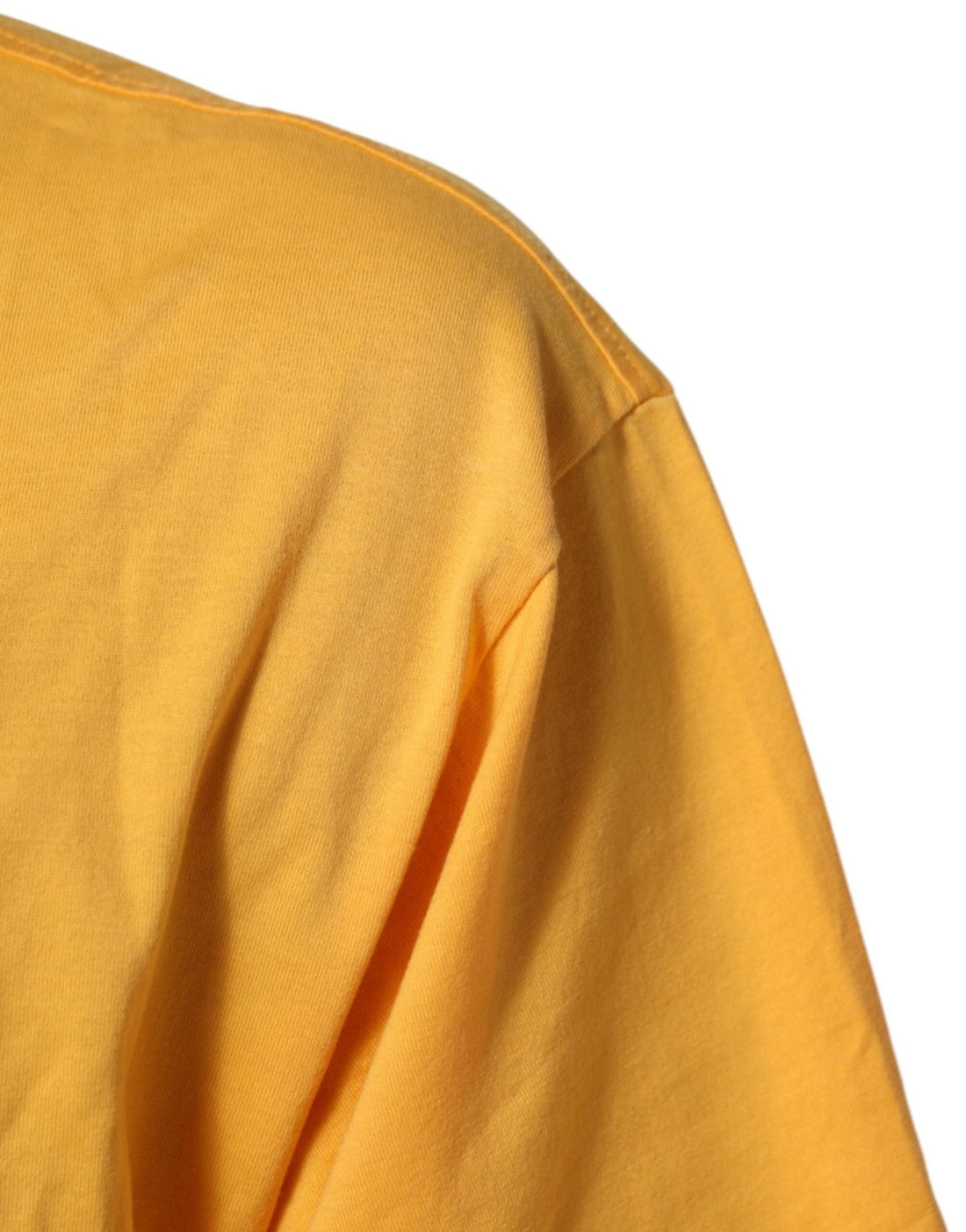 Dolce & Gabbana Yellow Secret Graden Floral Cotton Crew Neck T-shirt - RIMODA