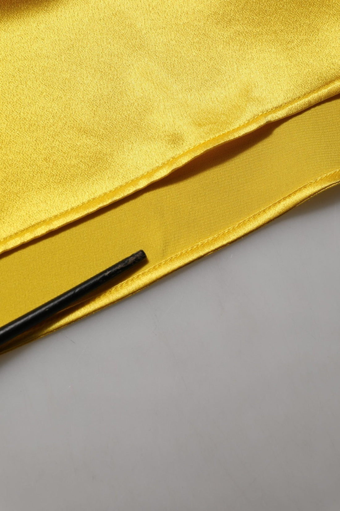 Dolce & Gabbana Yellow Silk Collared Button Down Maxi Dress - RIMODA