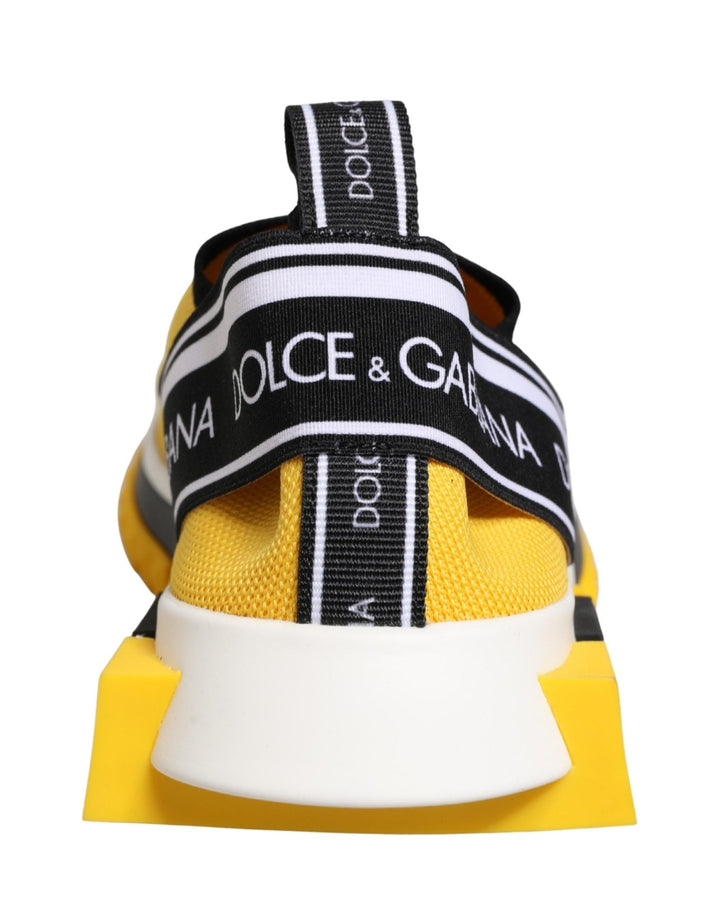 Dolce & Gabbana Yellow Sorrento SlipOn Low Top Sneakers Shoes - RIMODA