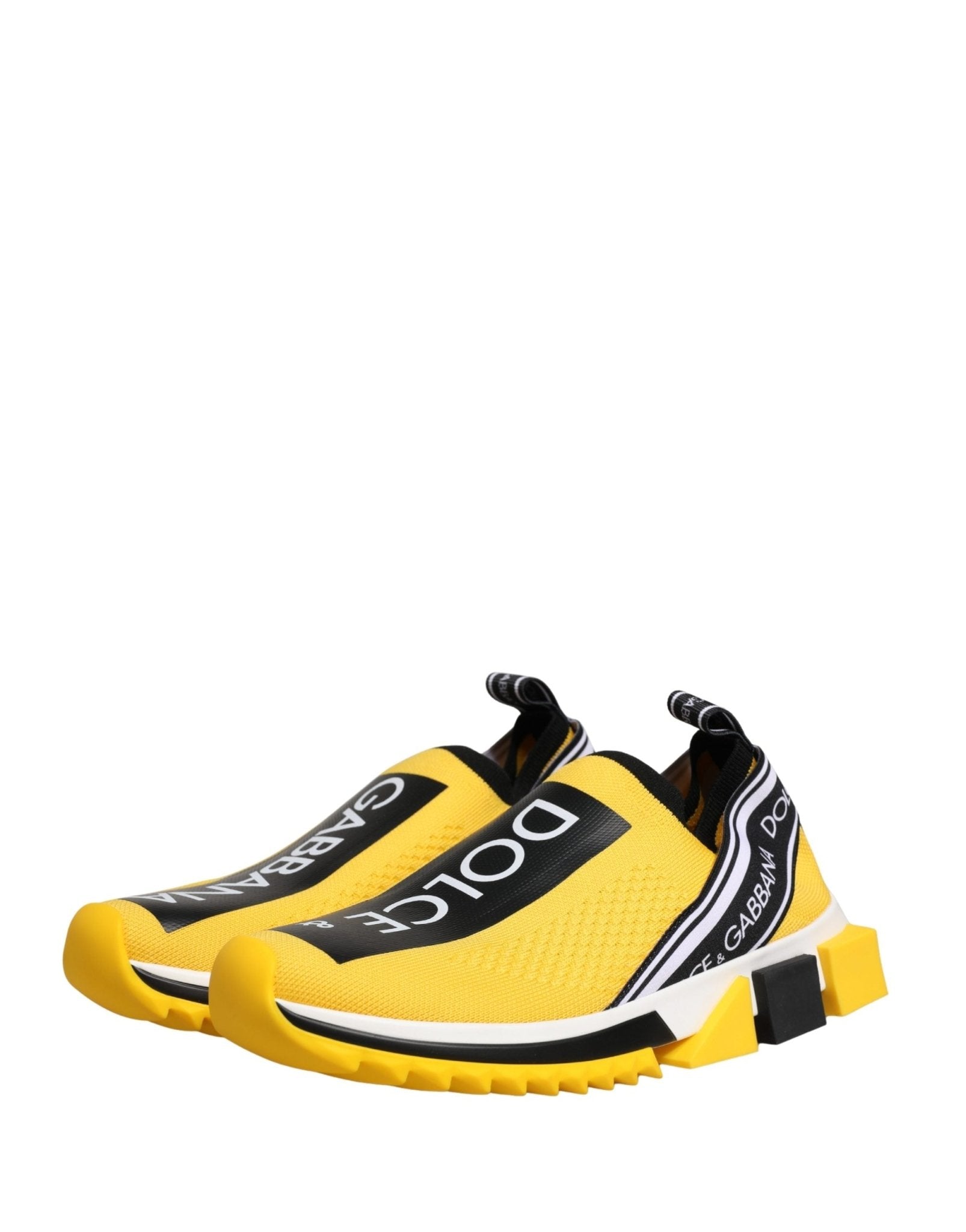 Dolce & Gabbana Yellow Sorrento SlipOn Low Top Sneakers Shoes - RIMODA