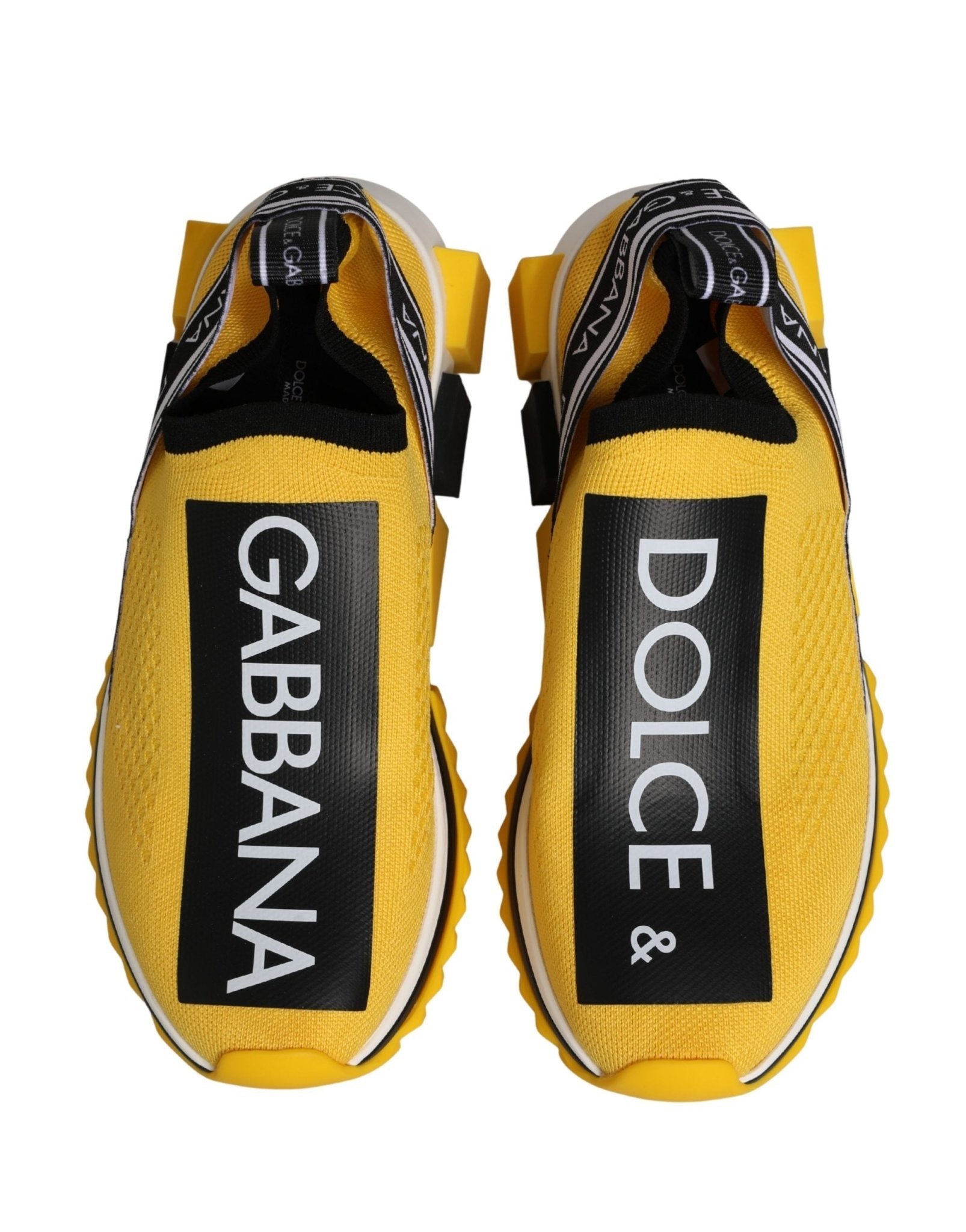 Dolce & Gabbana Yellow Sorrento SlipOn Low Top Sneakers Shoes - RIMODA