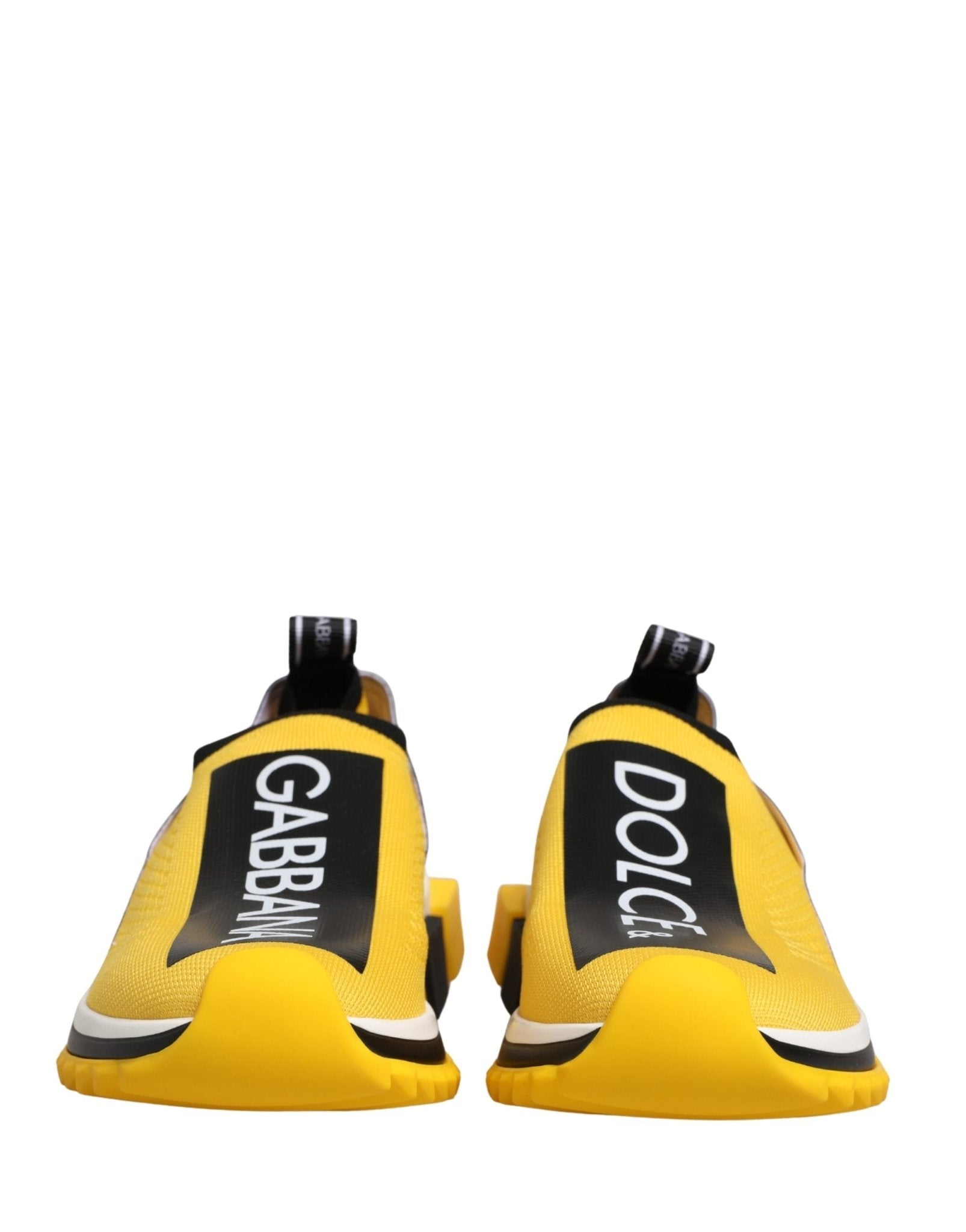 Dolce & Gabbana Yellow Sorrento SlipOn Low Top Sneakers Shoes - RIMODA