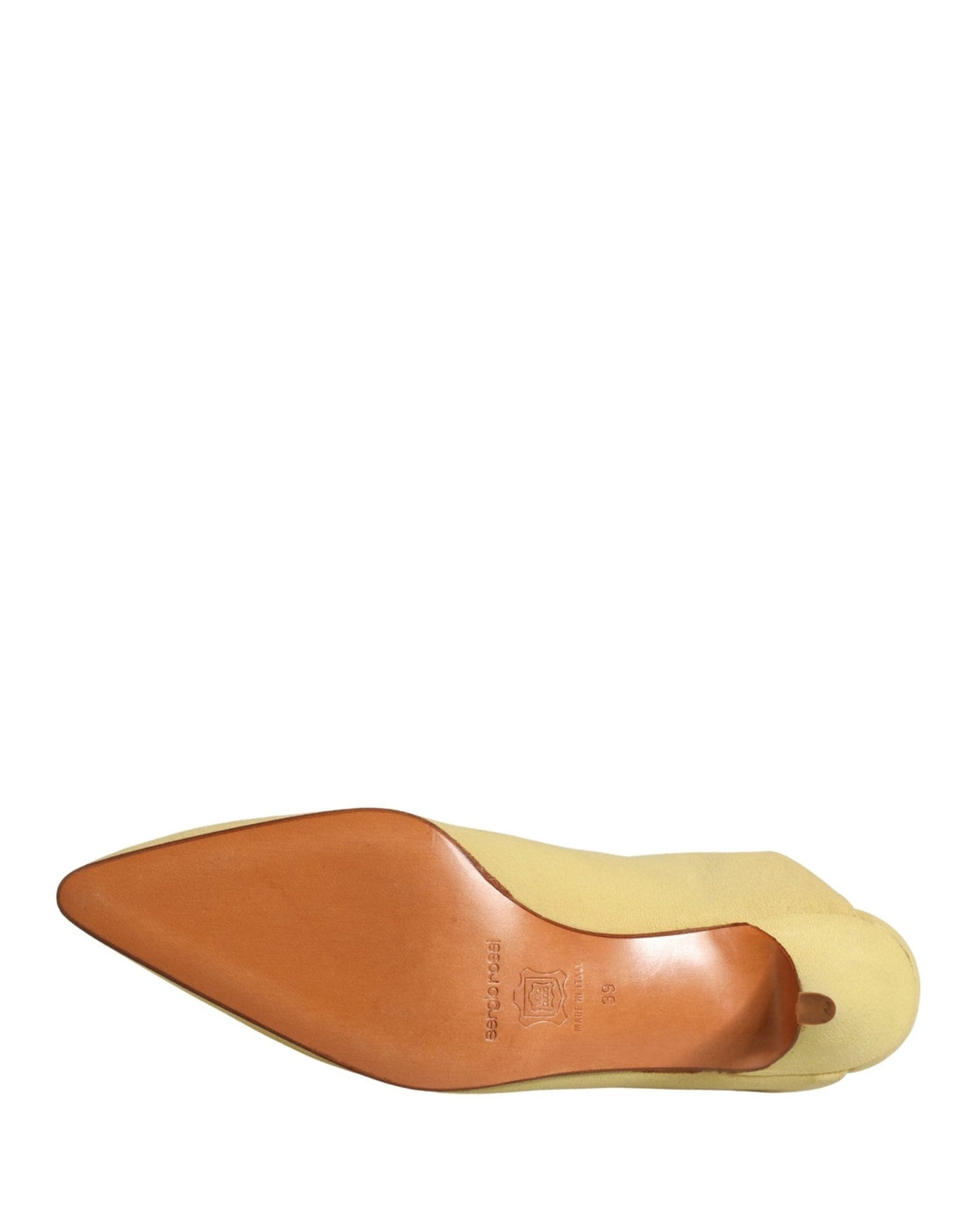 Dolce & Gabbana Yellow Suede Heel Mule Shoes - RIMODA