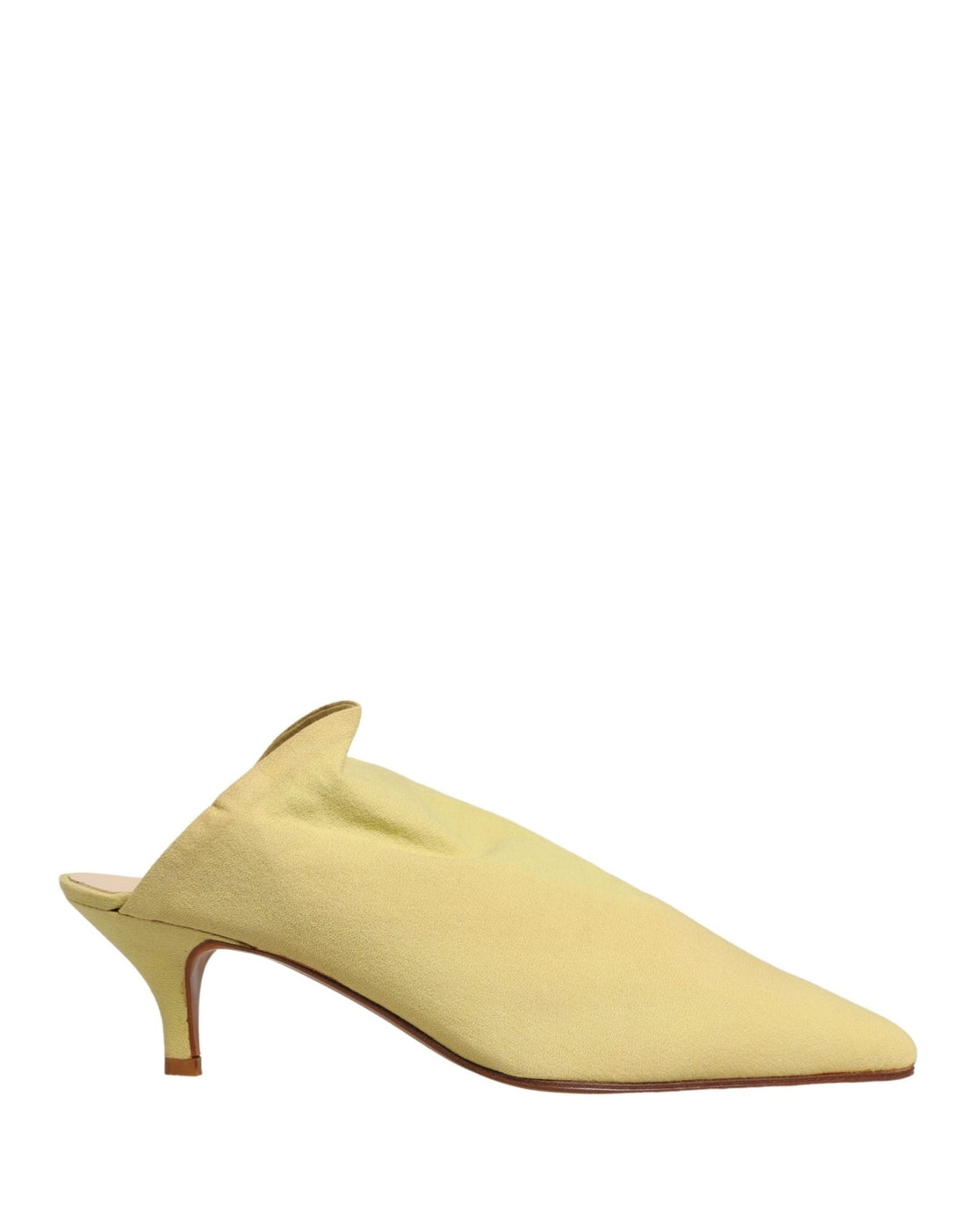 Dolce & Gabbana Yellow Suede Heel Mule Shoes - RIMODA