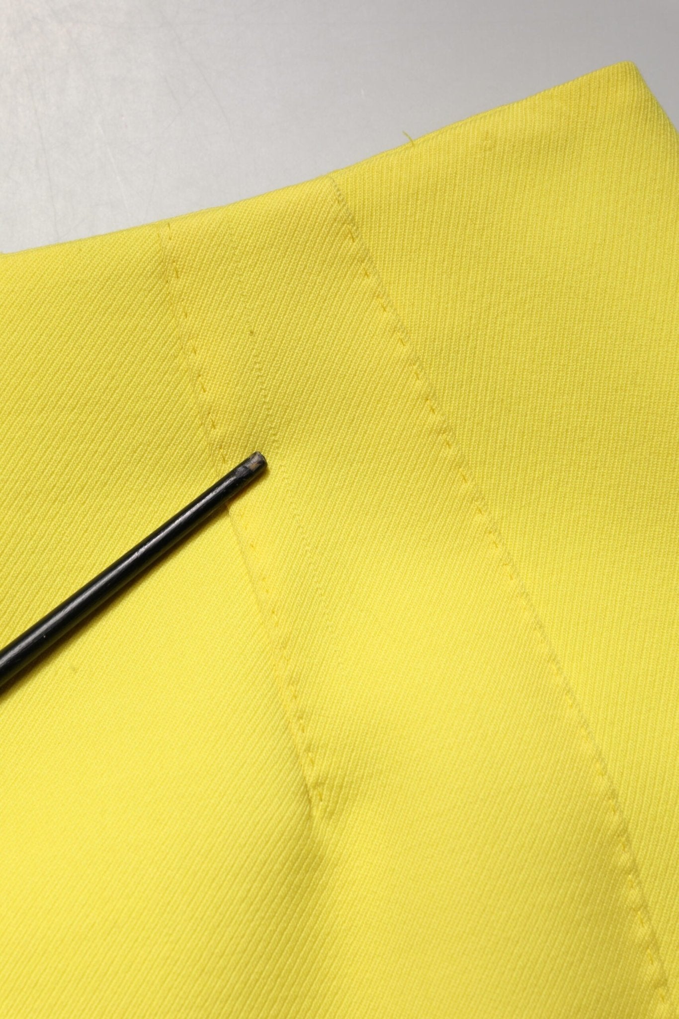 Dolce & Gabbana Yellow Wool Buttoned High Waist Mini Skirt - RIMODA