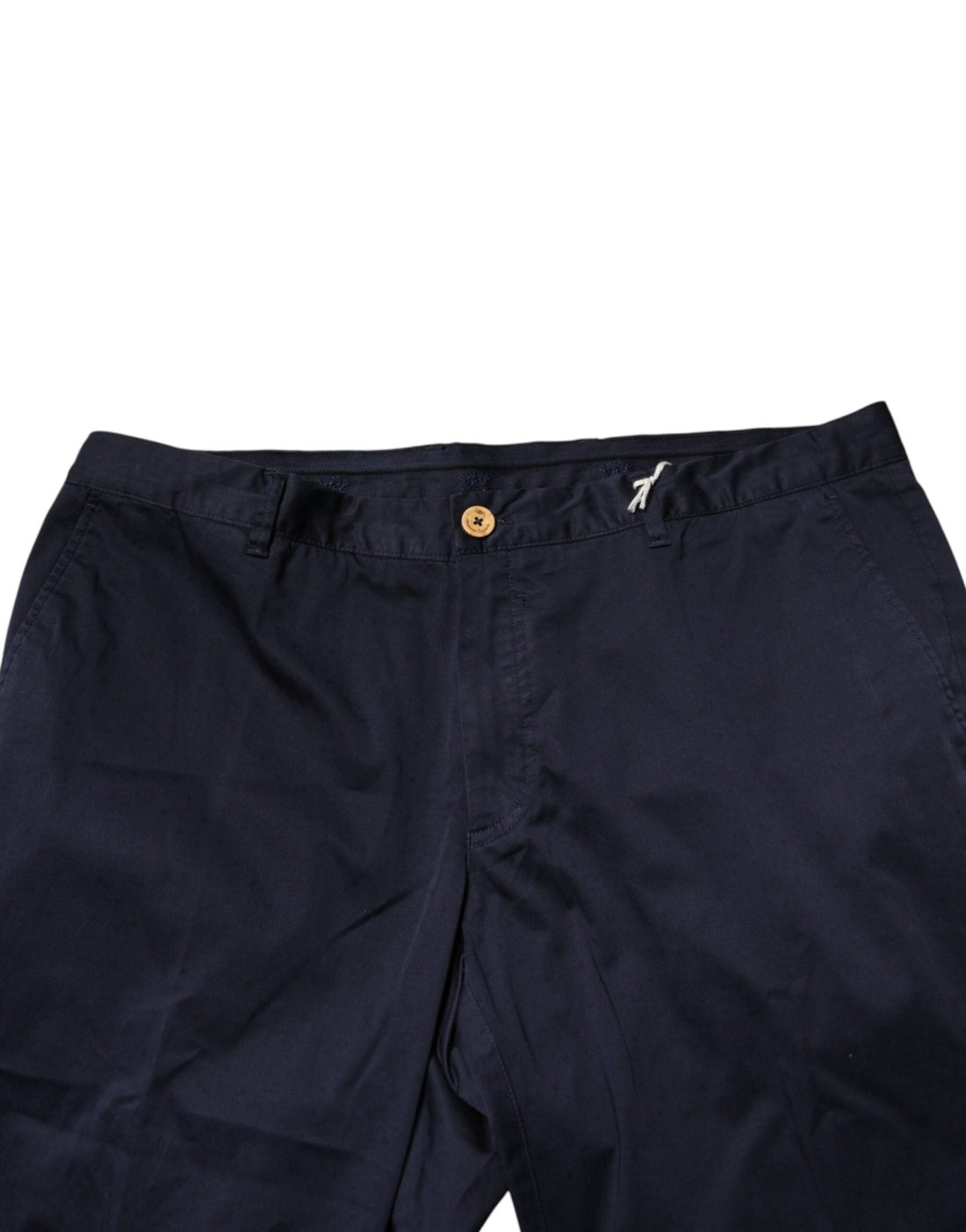 Domenico Tagliente Navy Blue Skinny Chino Mid Waist Men Pants - RIMODA