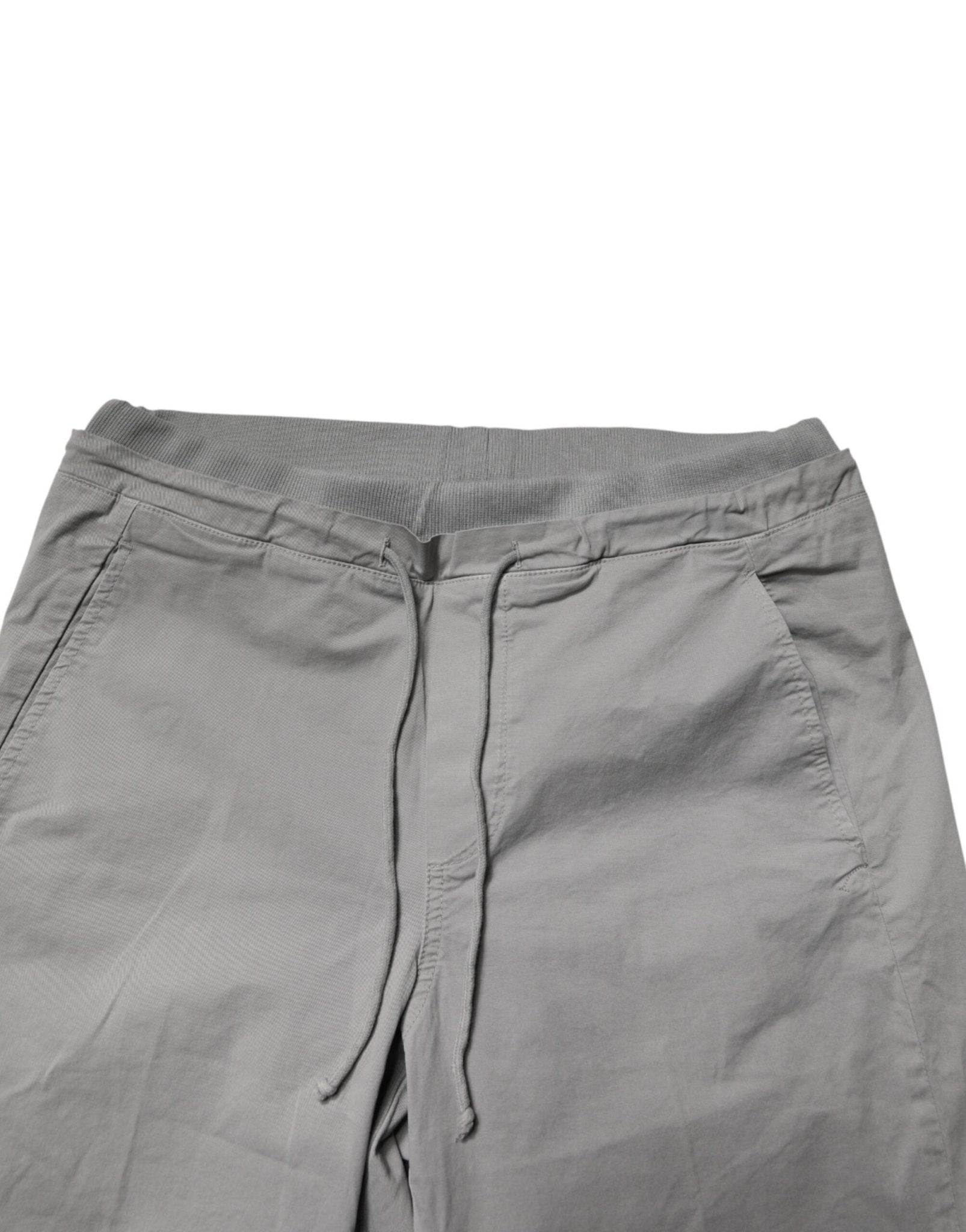 Dondup Light Gray Cotton Mid Waist Skinny Men Jogger Trouser Pants - RIMODA