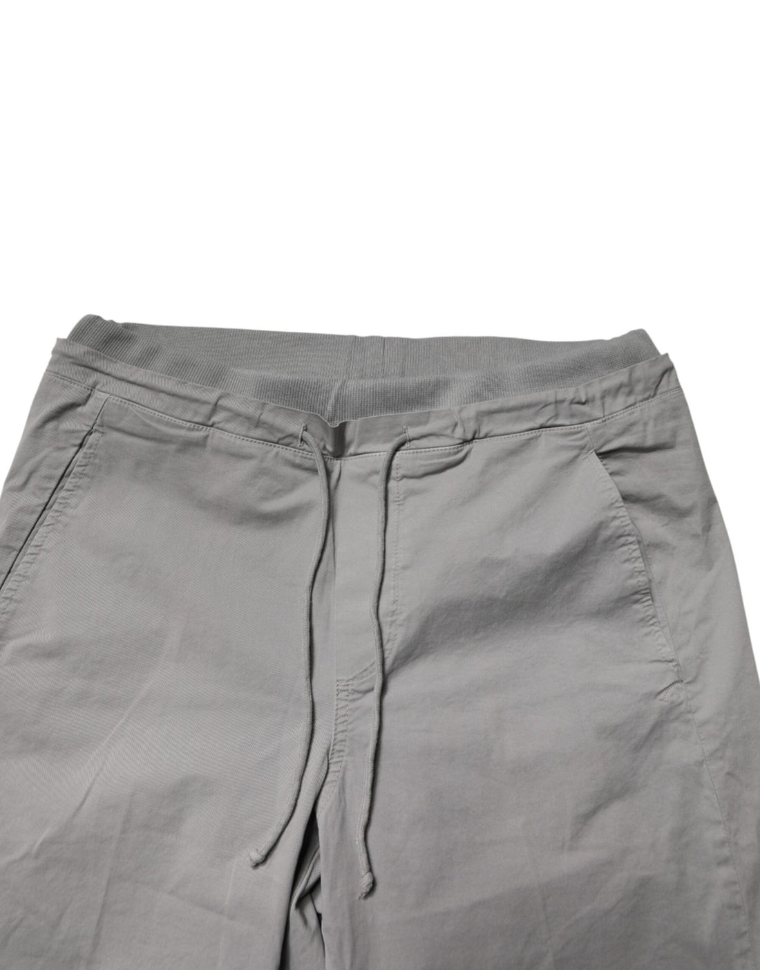 Dondup Light Gray Cotton Mid Waist Skinny Men Jogger Trouser Pants - RIMODA
