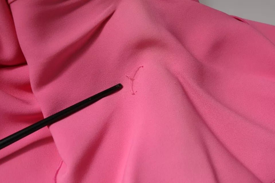 Dondup Pink Viscose Short Sleeves Backless Sheath Mini Dress - RIMODA