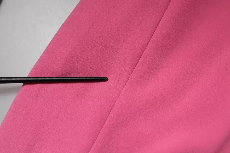 Dondup Pink Viscose Short Sleeves Backless Sheath Mini Dress - RIMODA