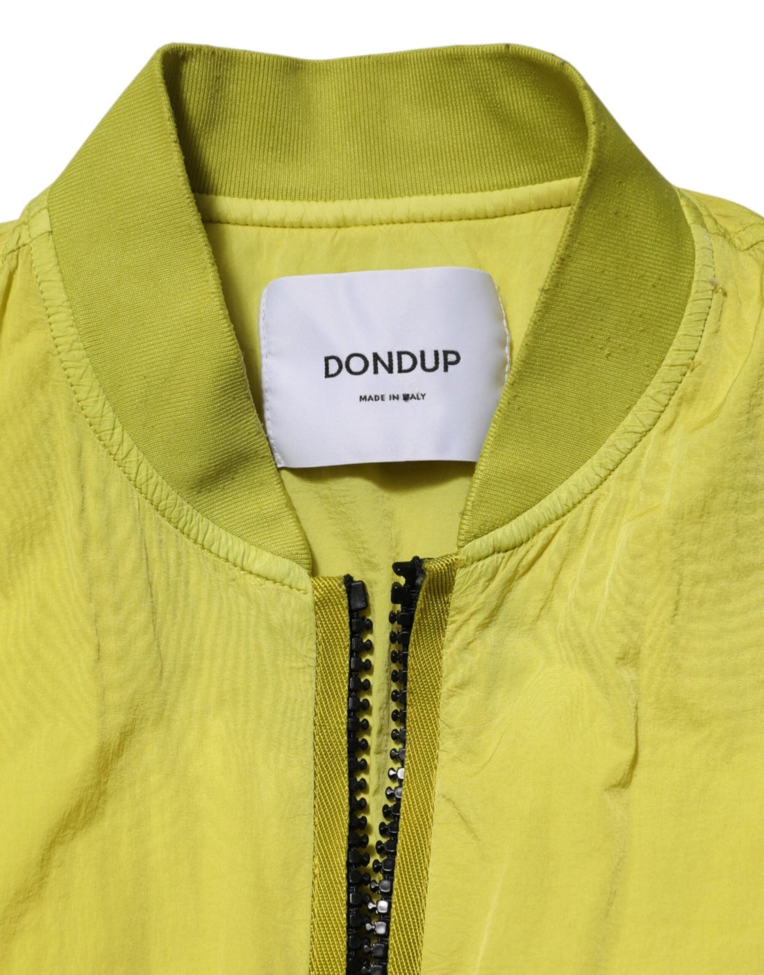Dondup Yellow Polyamide Zipper Bomber Women’s Jacket - RIMODA