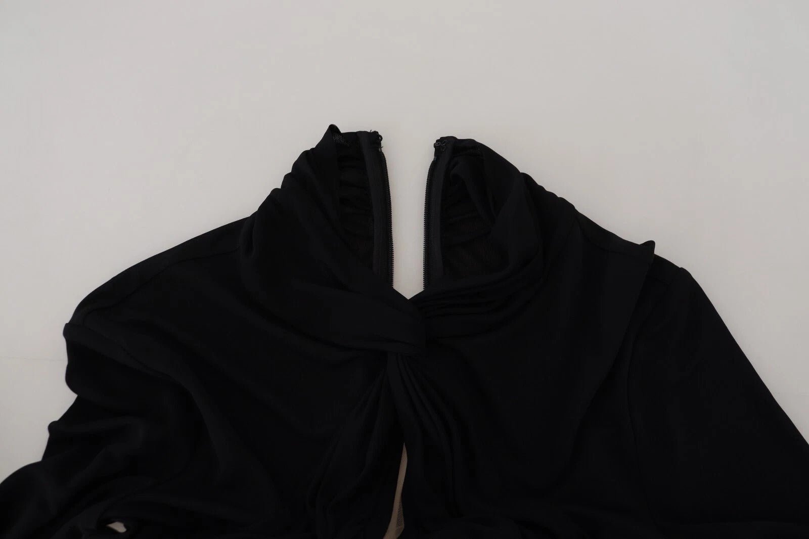 Dsquared² Black Viscose Long Sleeves Cut Out Mini Dress - RIMODA