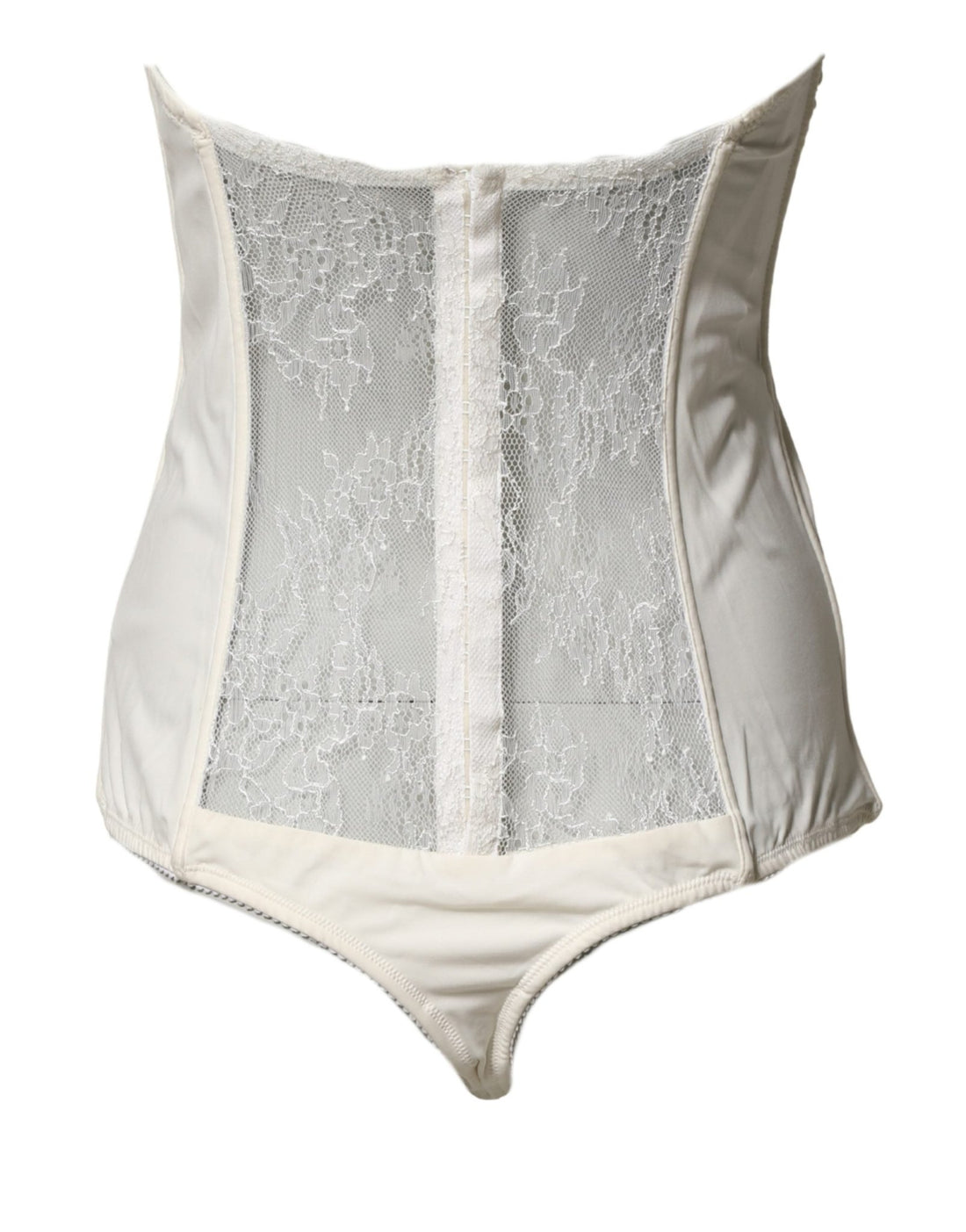 Elisabetta Franchi Off White Strapless One Piece Swimsuit Swimwear - RIMODA