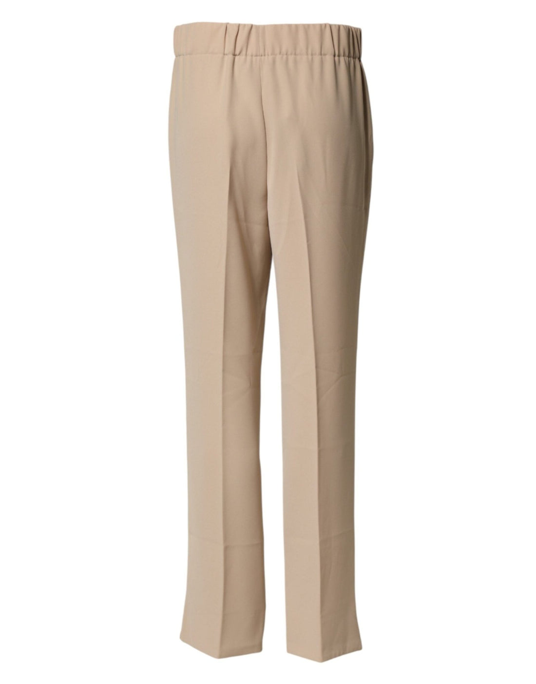 Emporio Armani Beige High Waist Straight Chino Trouser Pants - RIMODA