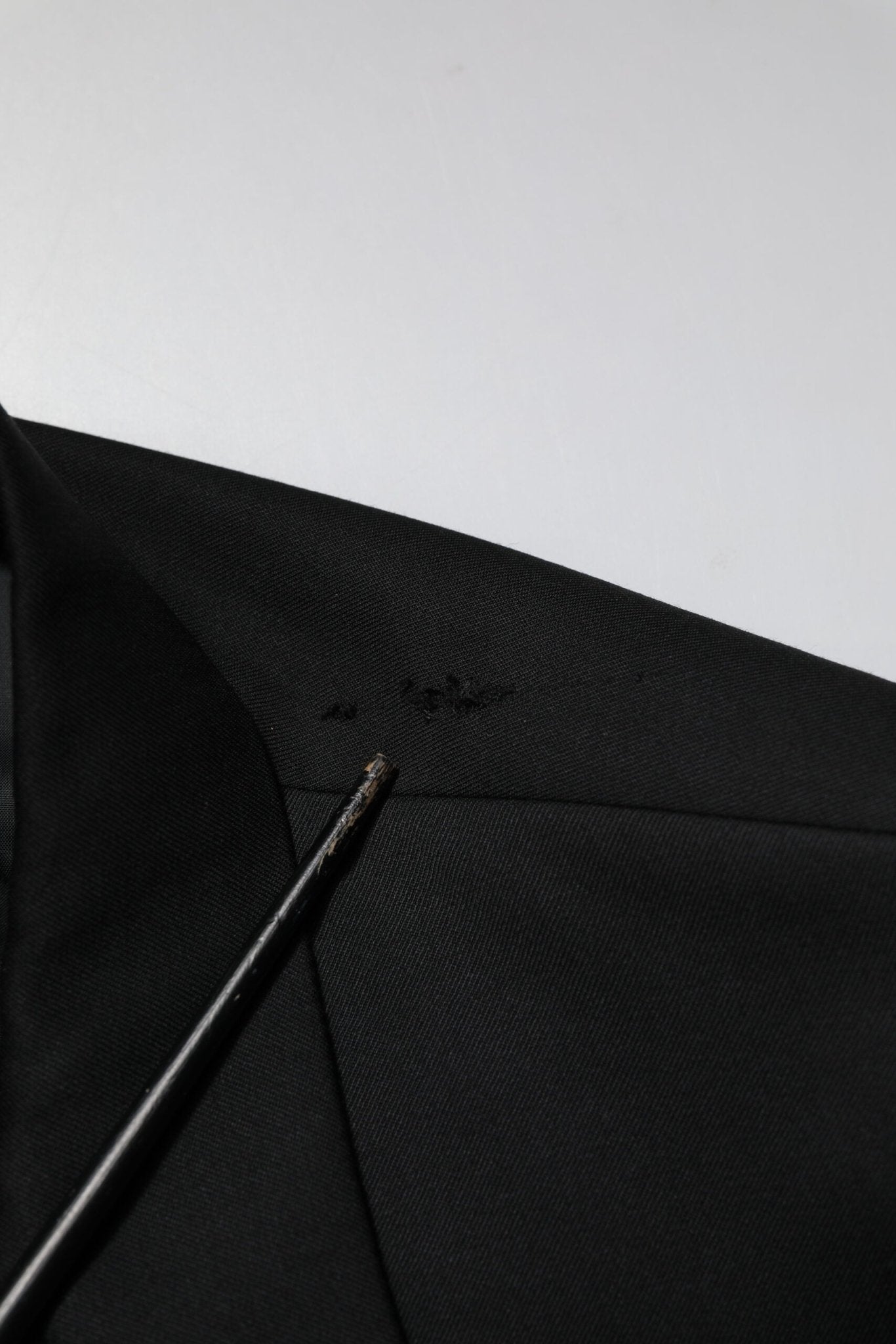 Emporio Armani Black Double Breasted Men Jacket Suit Blazer - RIMODA