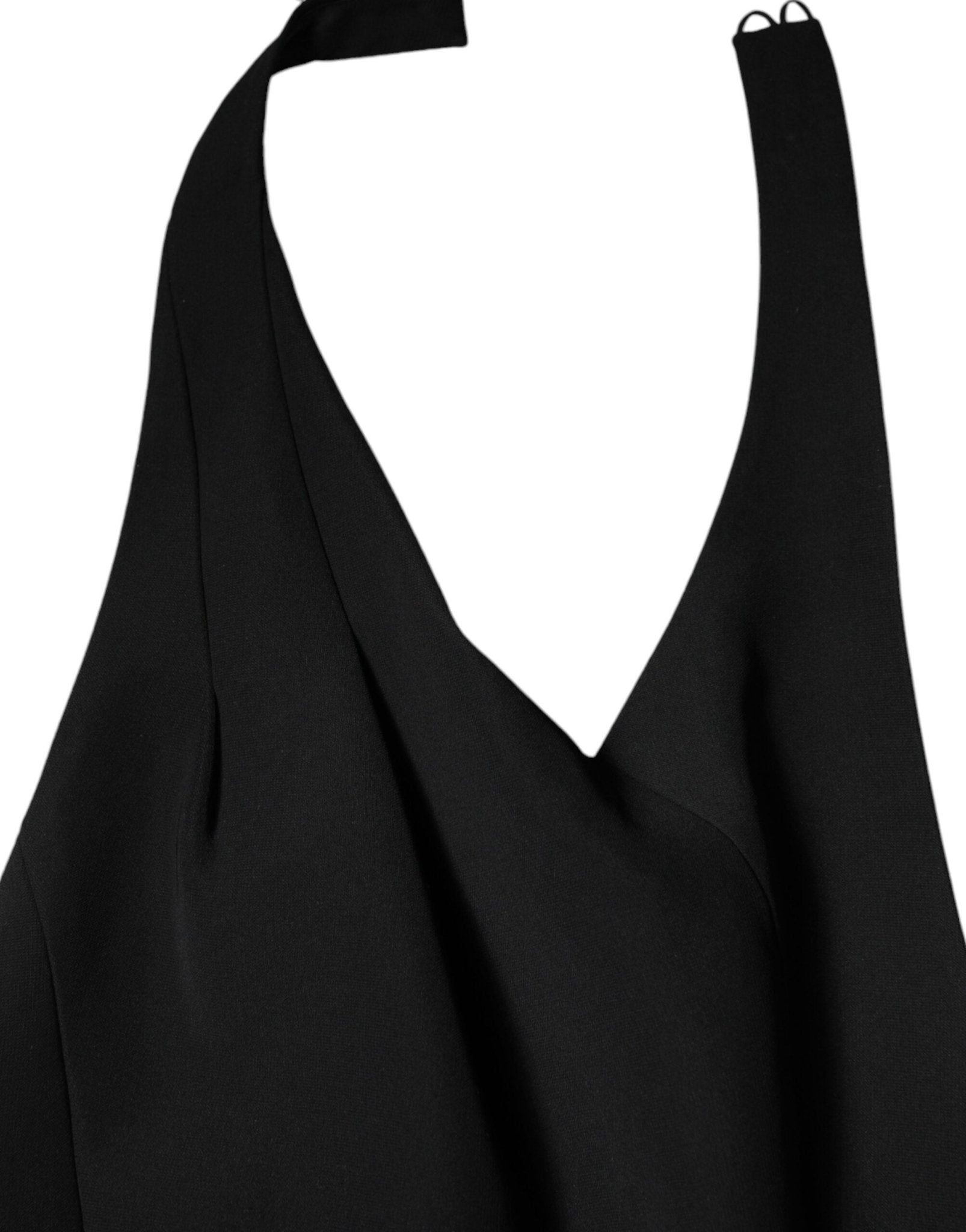 Emporio Armani Black Sleeveless Halter Sheath Long Gown Dress - RIMODA