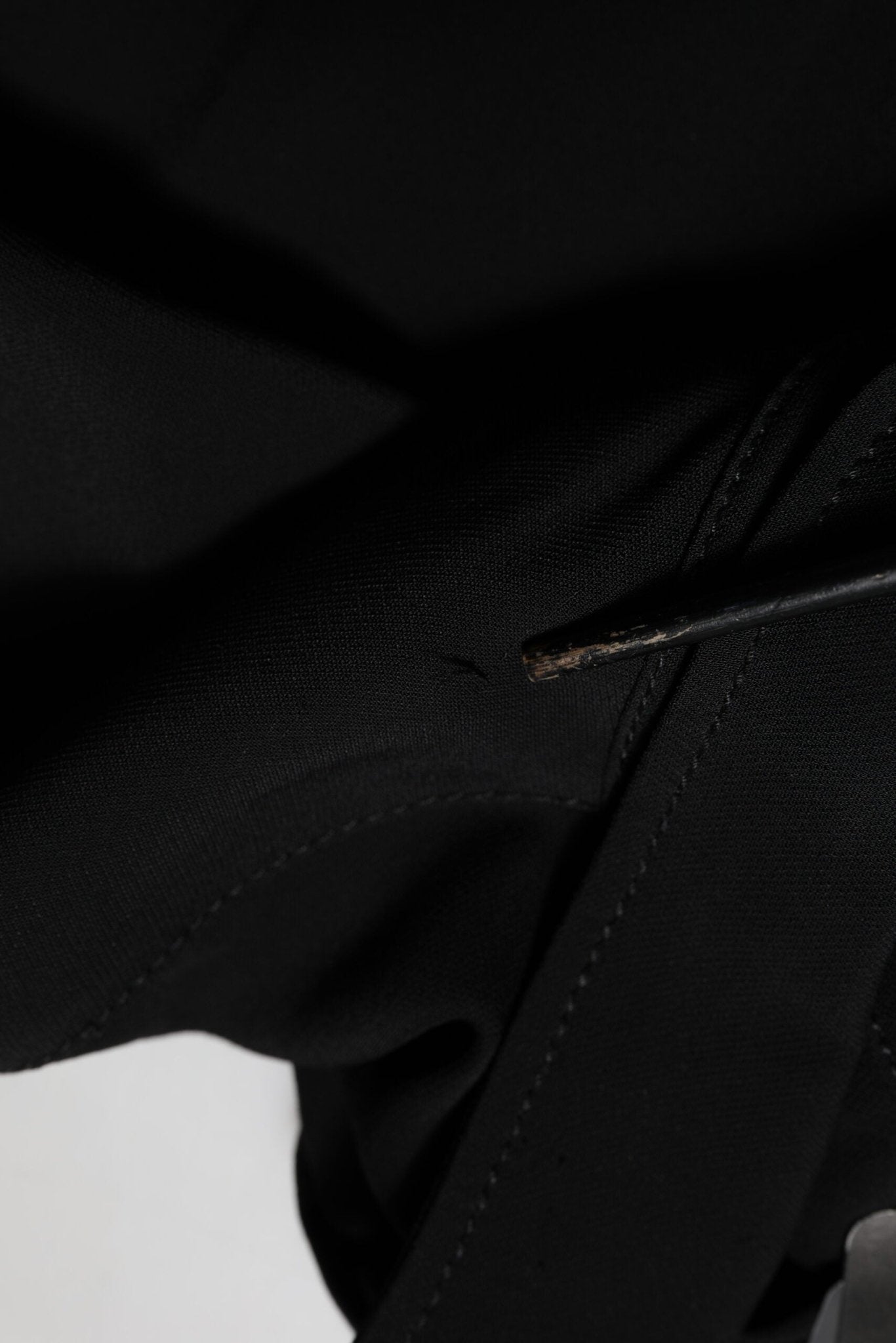 Emporio Armani Black Viscose Blend Shirt Style Belted Dress - RIMODA
