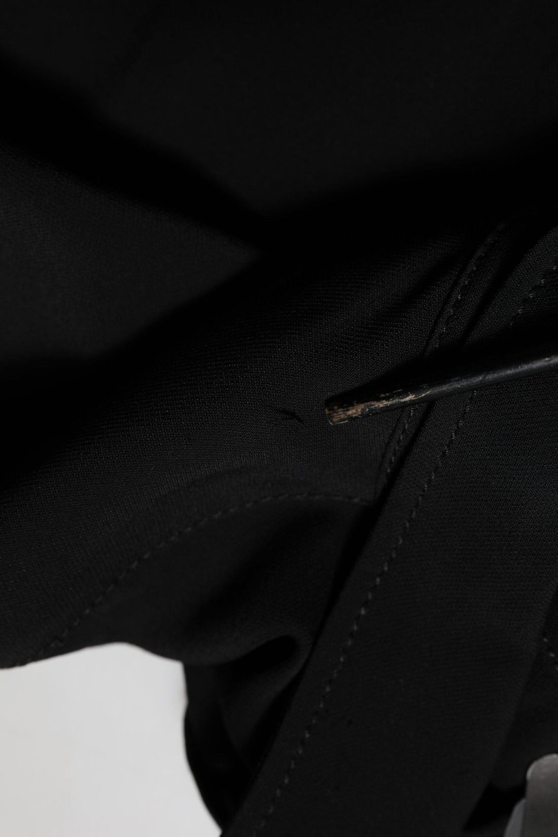 Emporio Armani Black Viscose Blend Shirt Style Belted Dress - RIMODA