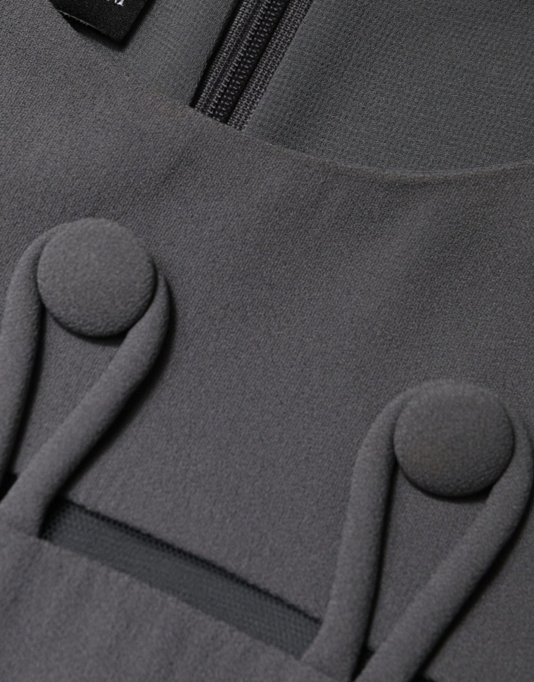 Emporio Armani Gray Round Neck Sleeveless A-line Mini Dress - RIMODA