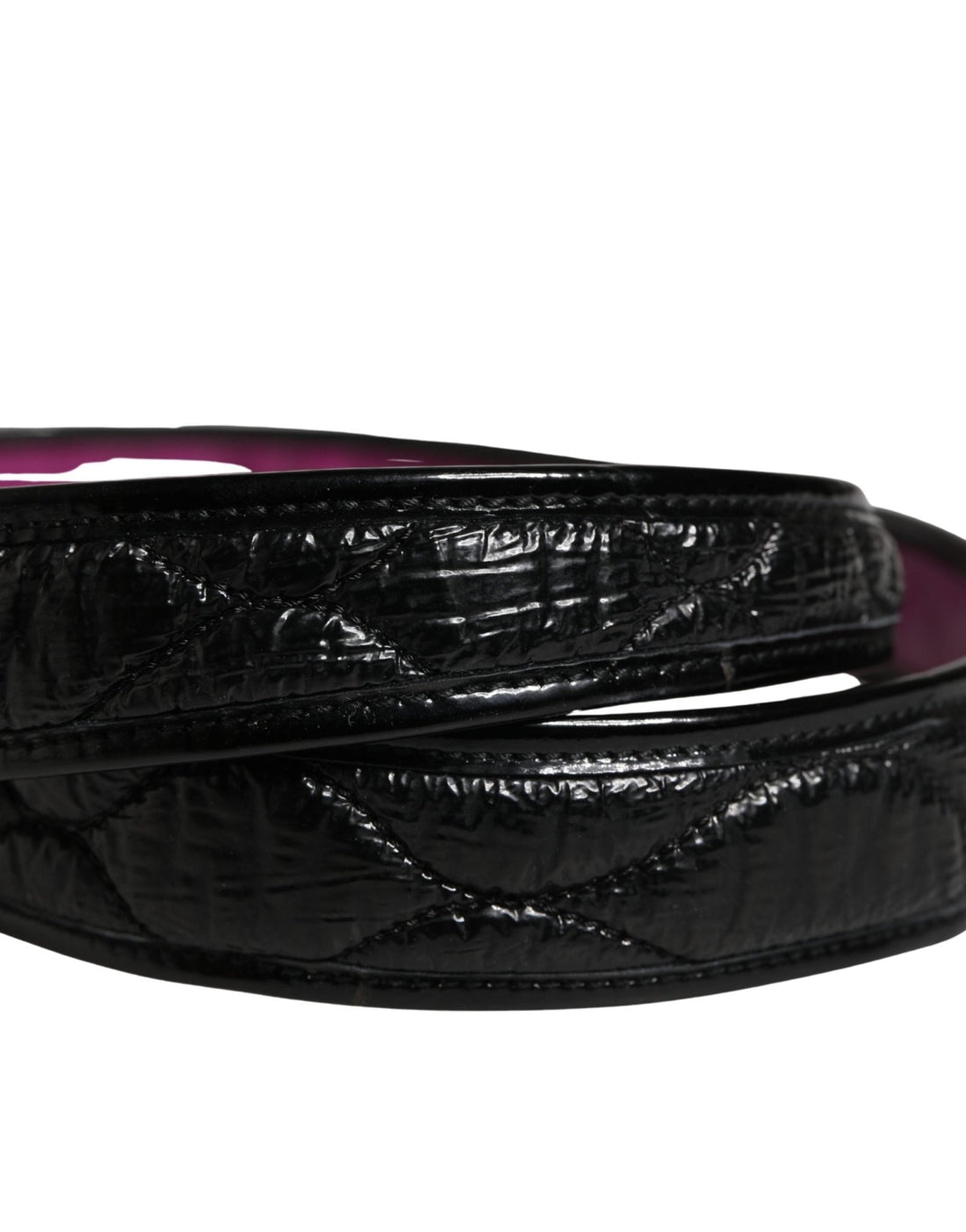 Ermanno Scervino Black Leather Gold Round Buckle Waist Belt - RIMODA