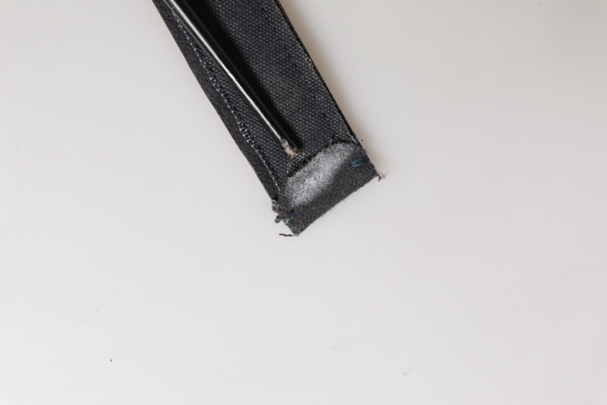 Ermanno Scervino Black Wool Cotton Logo Metal Buckle Belt - RIMODA