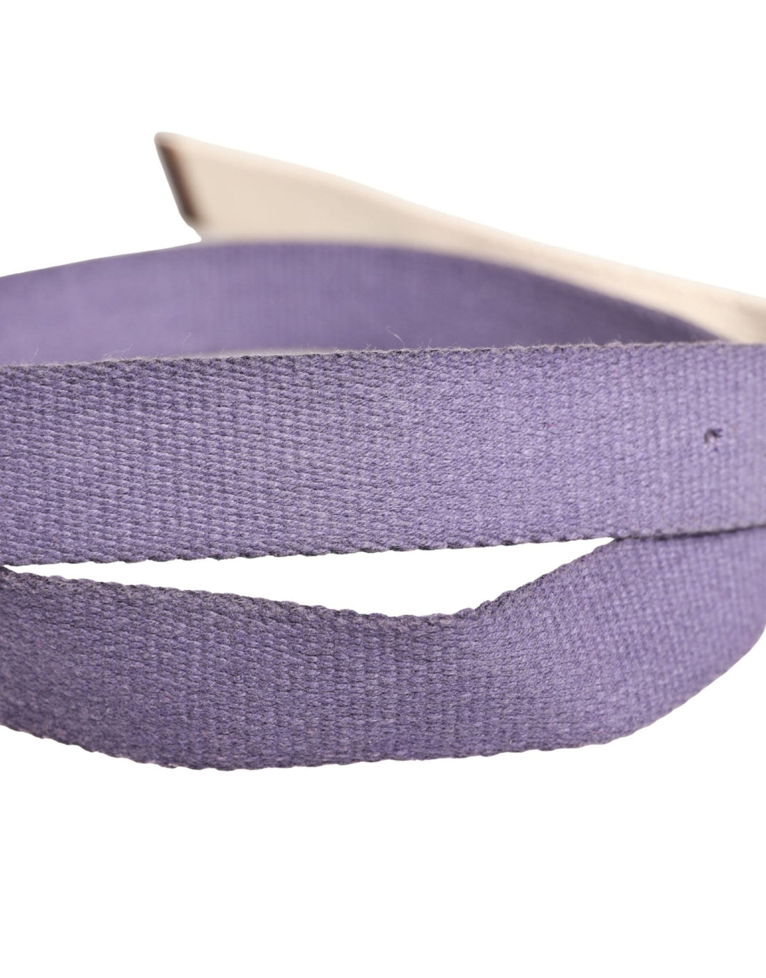 Ermanno Scervino Men Purple Canvas Silver Metal Buckle Belt - RIMODA
