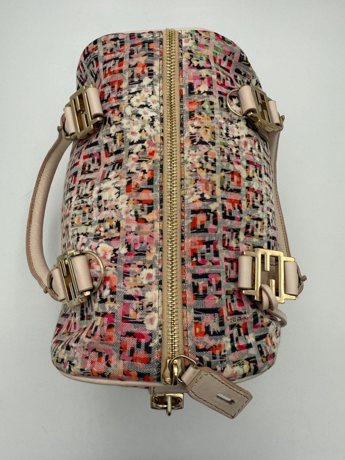 Fendi FENDI FF Canvas Fiori Handbag - RIMODA