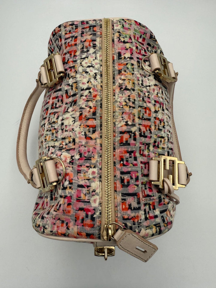 Fendi FENDI FF Canvas Fiori Handbag - RIMODA