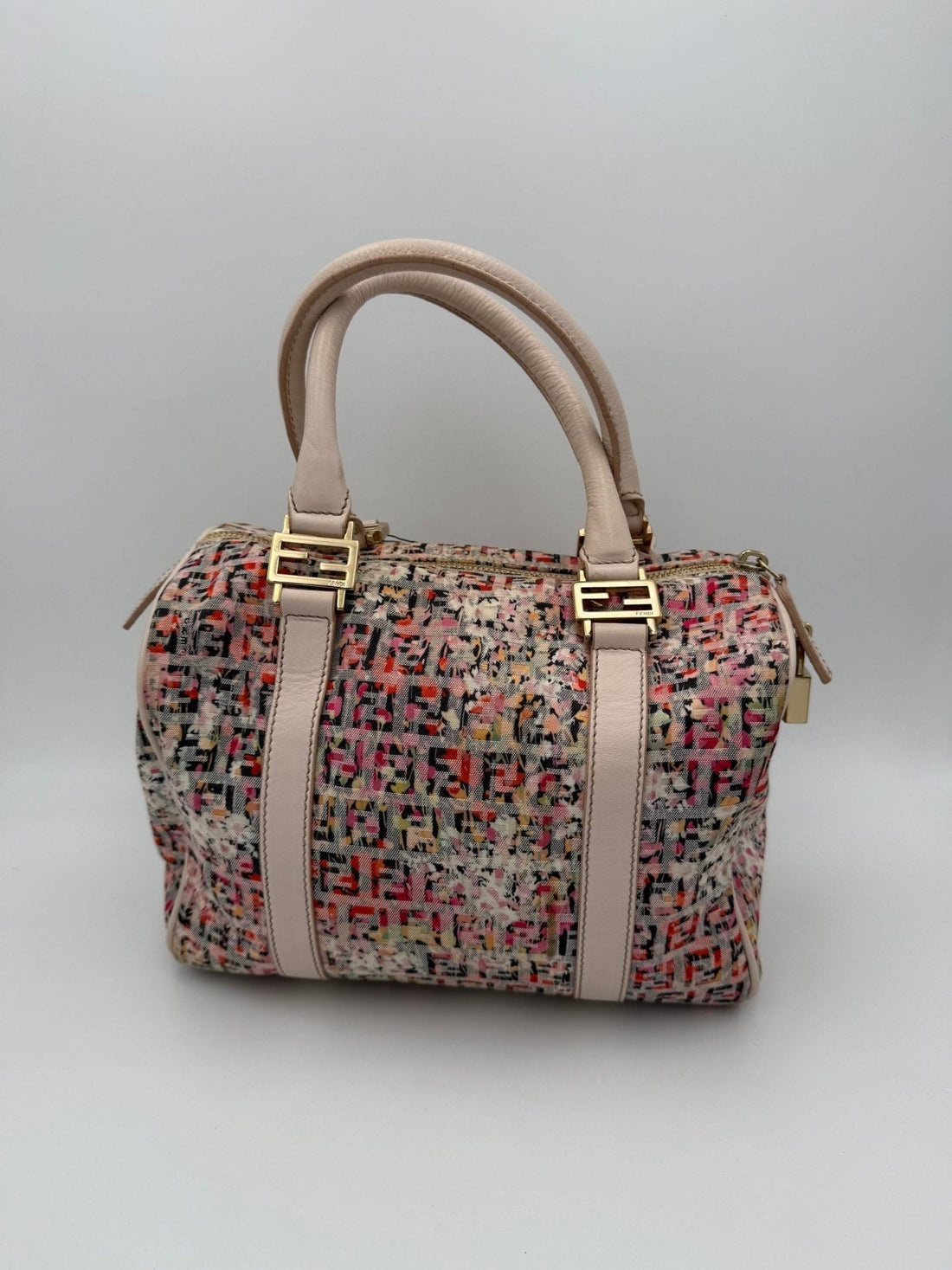 Fendi FENDI FF Canvas Fiori Handbag - RIMODA