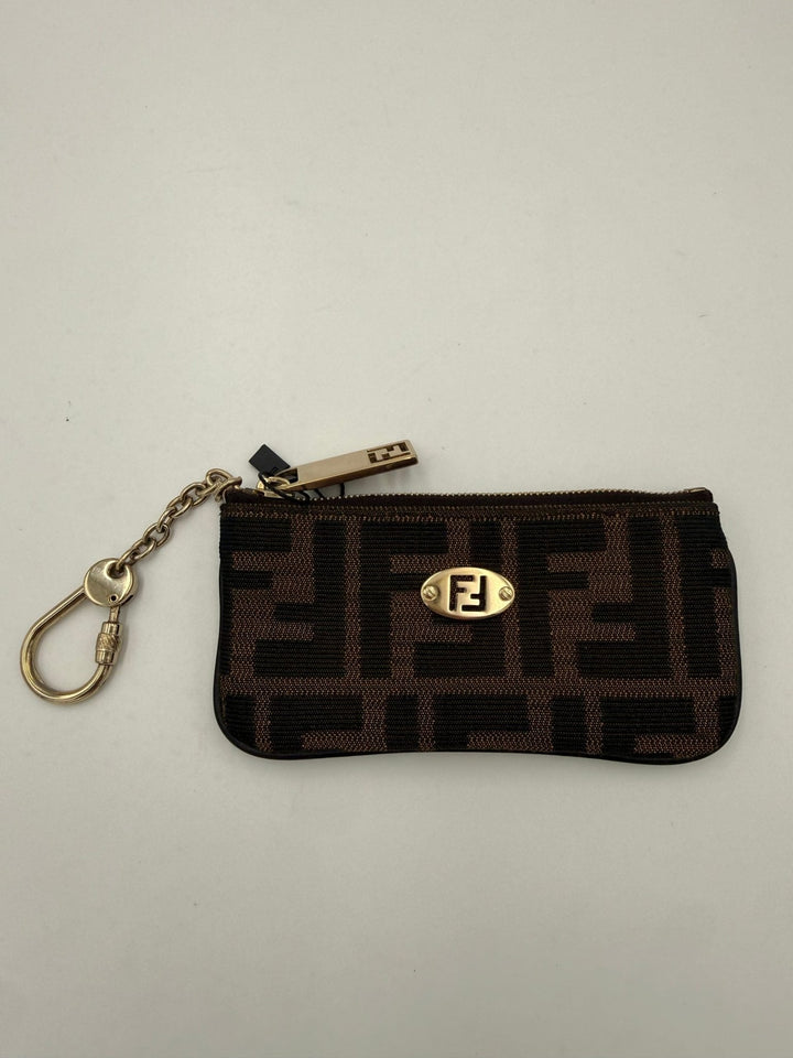 Fendi FENDI FF Coin Purse/Card Holder with Chain - RIMODA