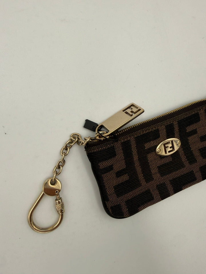 Fendi FENDI FF Coin Purse/Card Holder with Chain - RIMODA