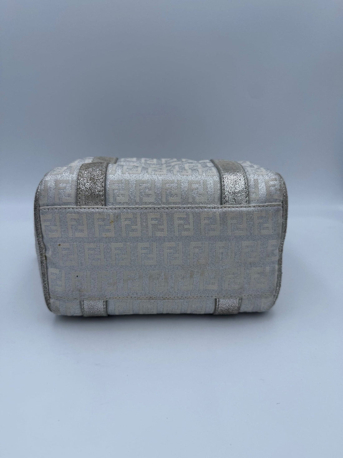 Fendi FENDI Mini Bauletto FF Zucchino Laminated Handbag - RIMODA