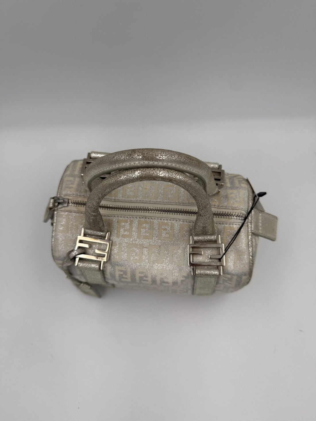 Fendi FENDI Mini Bauletto FF Zucchino Laminated Handbag - RIMODA