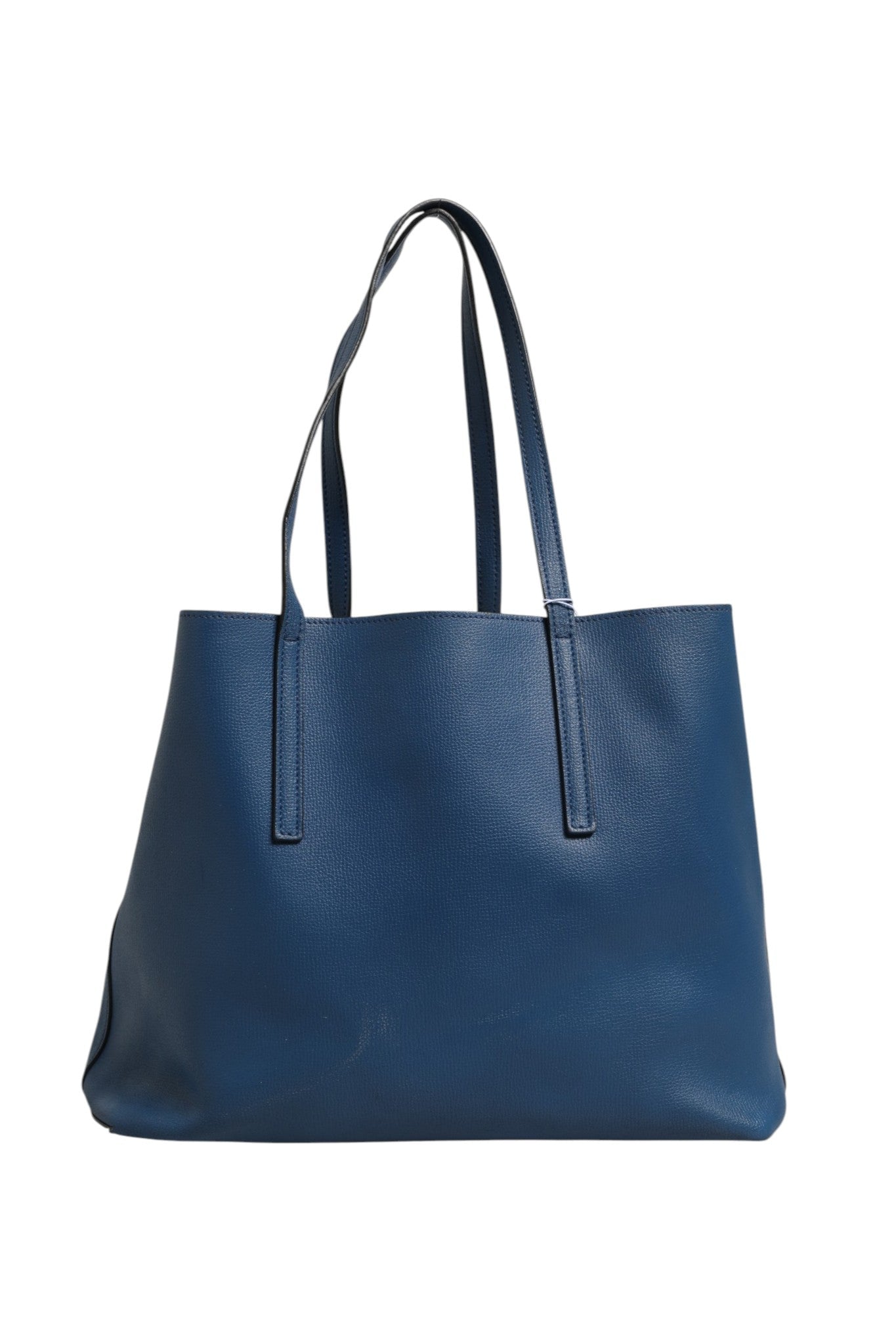 Fendi Leather Navy Blue Shopping Tote - RIMODA
