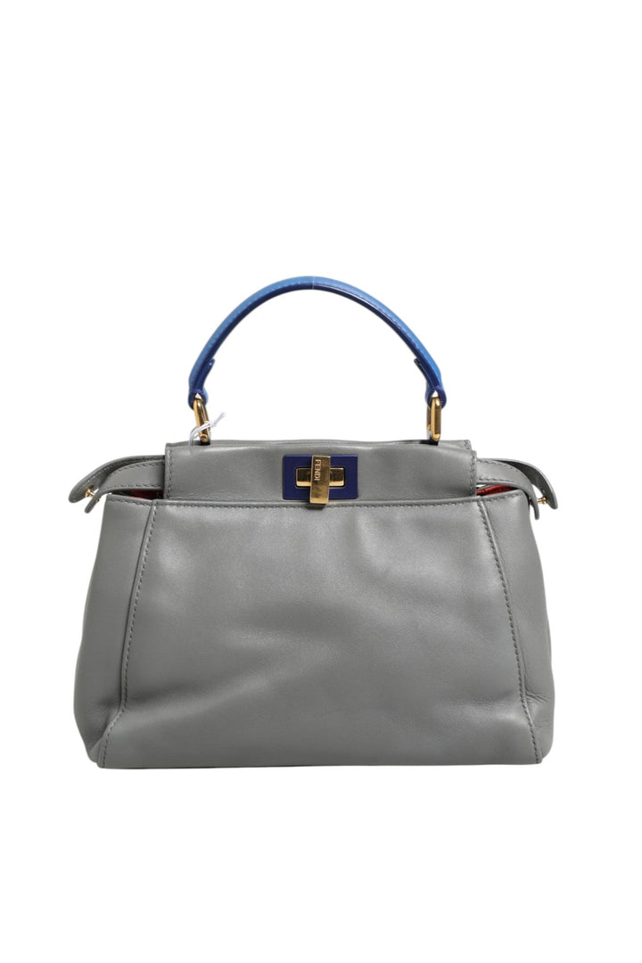 Fendi Mini Peekaboo Blue Grey - RIMODA