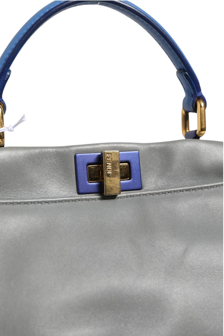 Fendi Mini Peekaboo Blue Grey - RIMODA