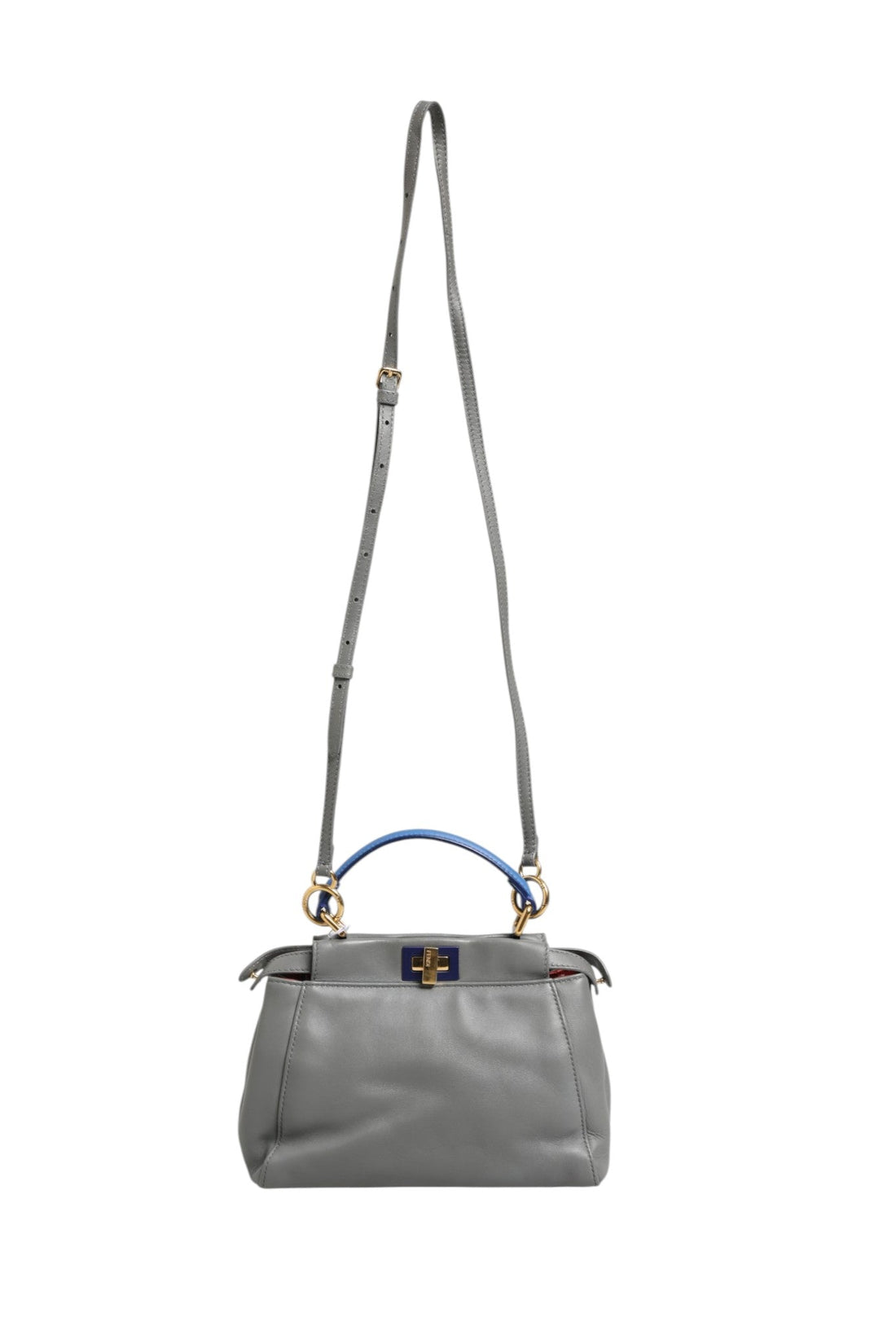 Fendi Mini Peekaboo Blue Grey - RIMODA