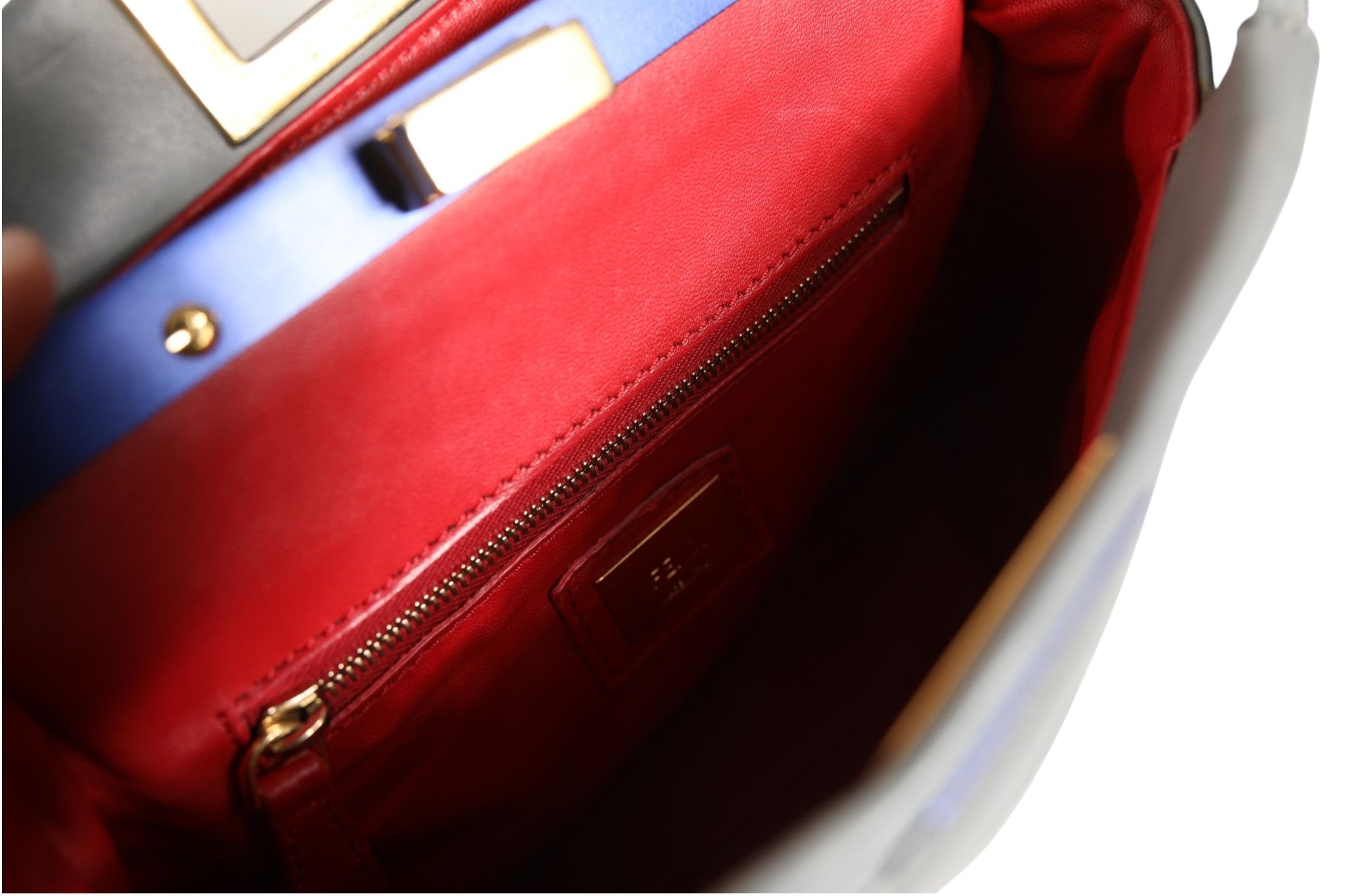 Fendi Mini Peekaboo Blue Grey - RIMODA