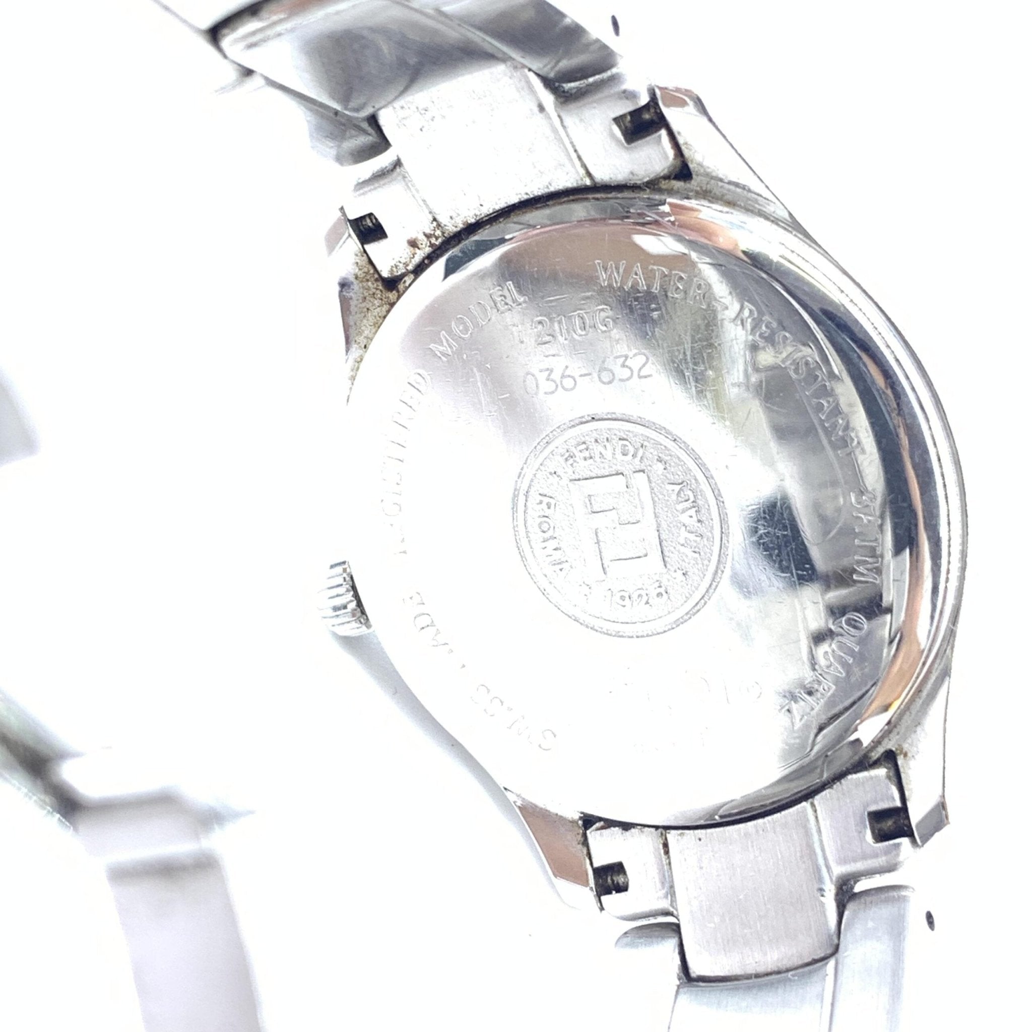 Fendi Pink Champagne Dial Quartz Watch, Stainless Steel - RIMODA