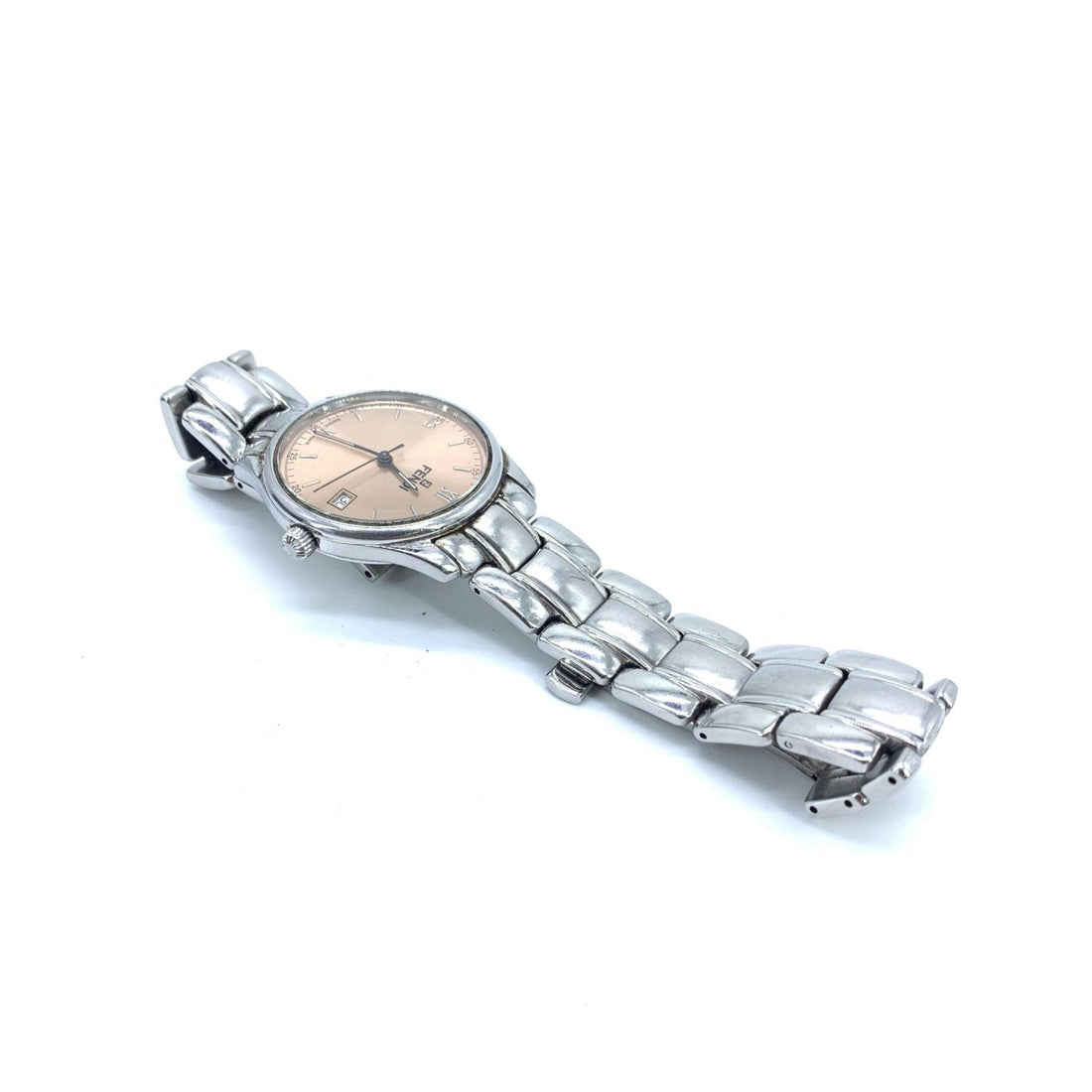 Fendi Pink Champagne Dial Quartz Watch, Stainless Steel - RIMODA