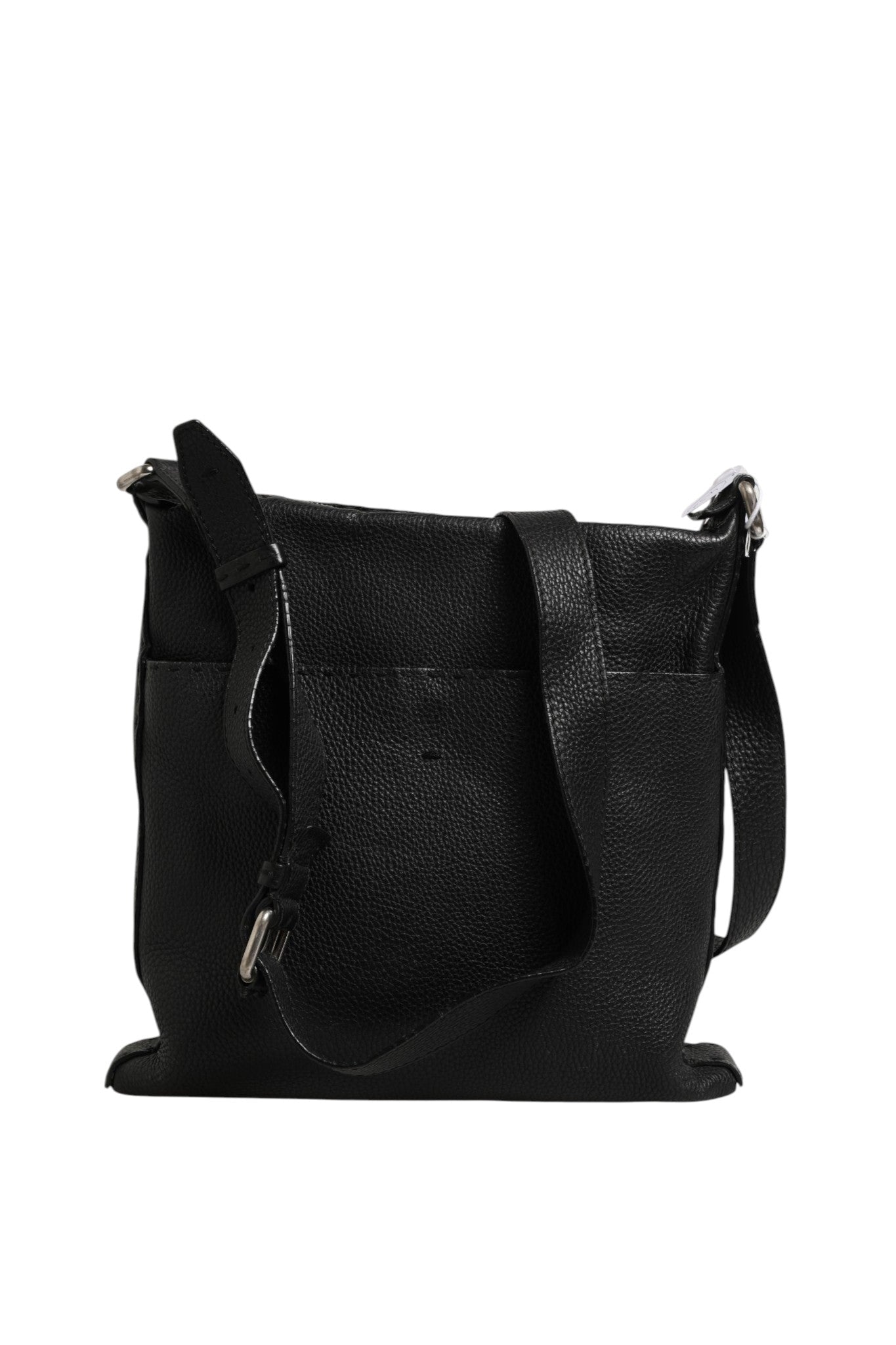 Fendi Selleria Leather Messenger Crossbody Bag - RIMODA