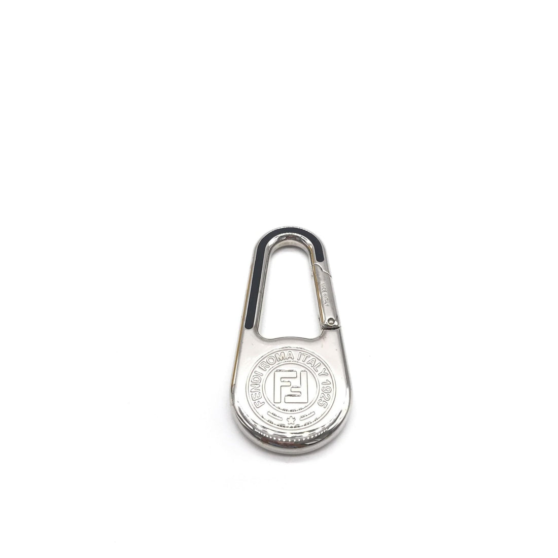 Fendi Silver Metal Compass Charm Keychain - RIMODA