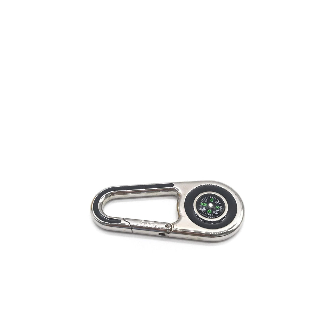 Fendi Silver Metal Compass Charm Keychain - RIMODA