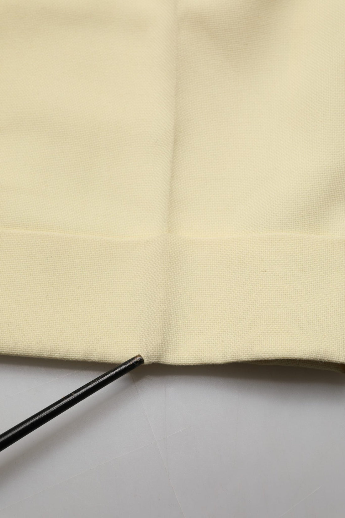 Ganni Yellow High Waisted Straight Pleated Trouser Pants - RIMODA