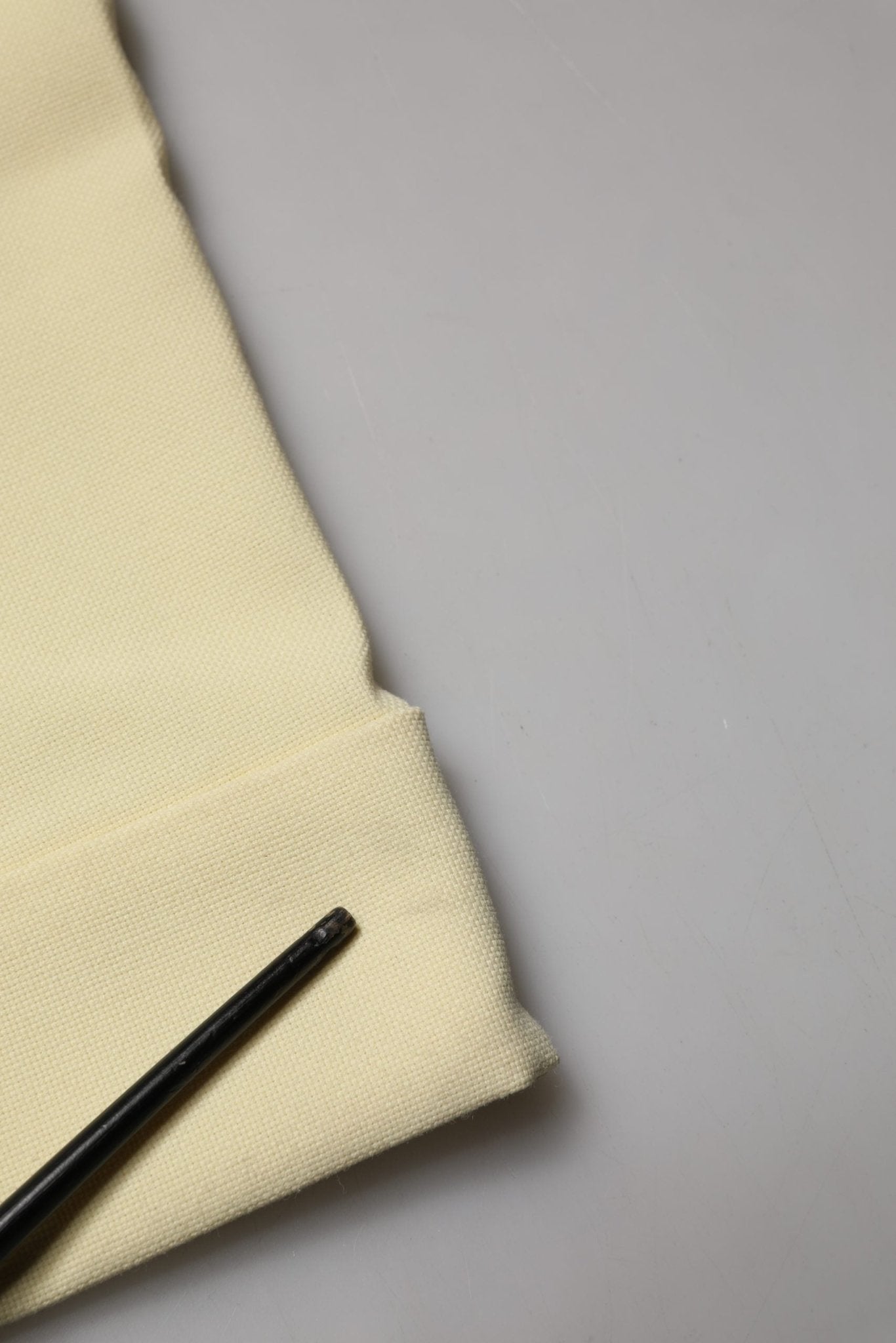 Ganni Yellow High Waisted Straight Pleated Trouser Pants - RIMODA