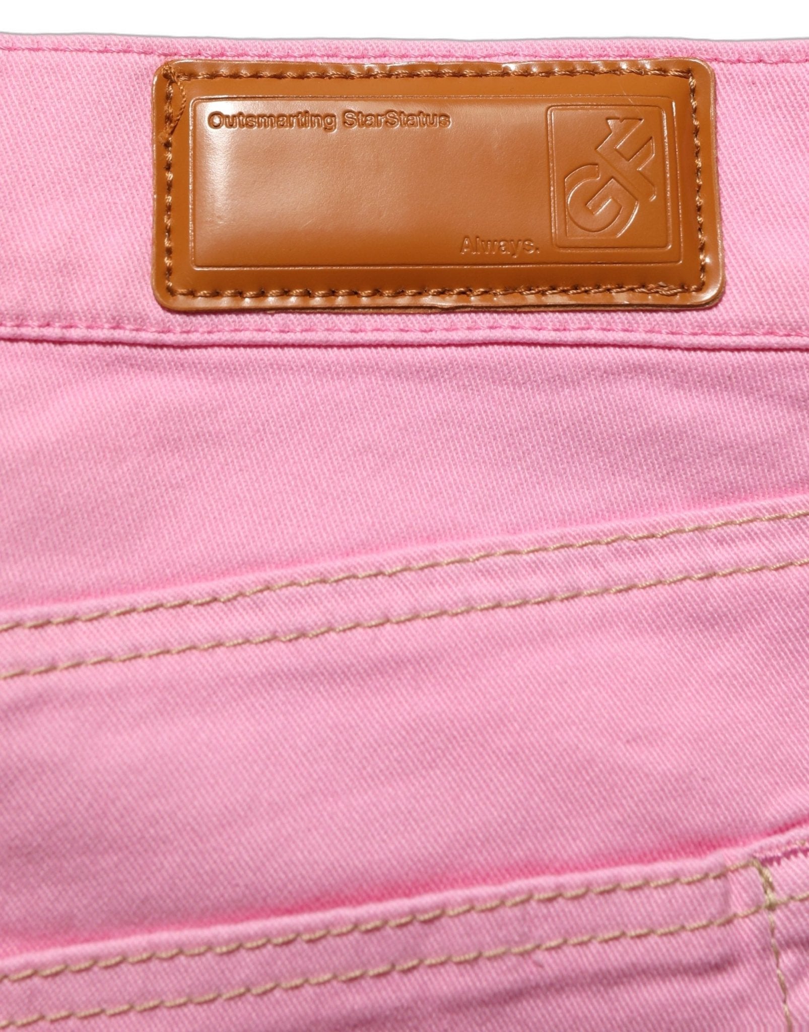 GF Ferre Pink Mid-Waisted Flared Denim Casual Jeans - RIMODA
