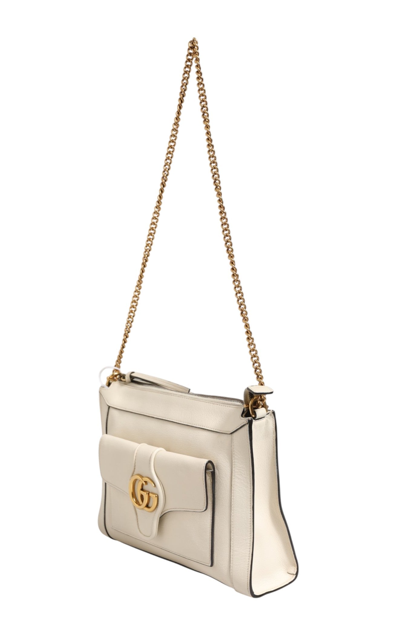 Gucci Arli Small Crossbody Bag White Leather - RIMODA