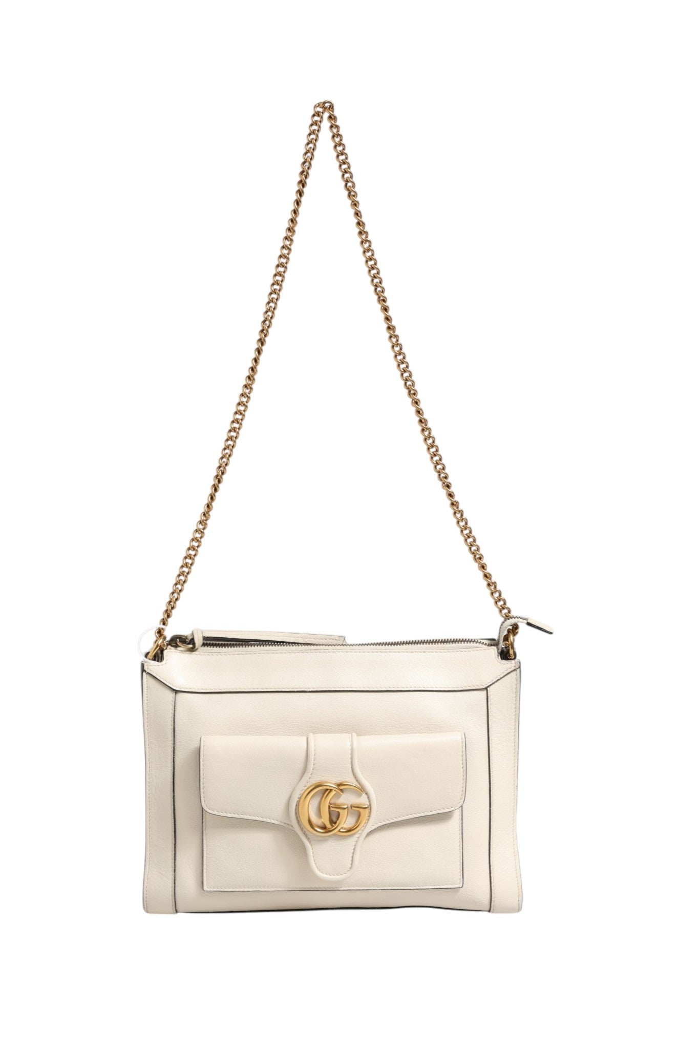 Gucci Arli Small Crossbody Bag White Leather - RIMODA