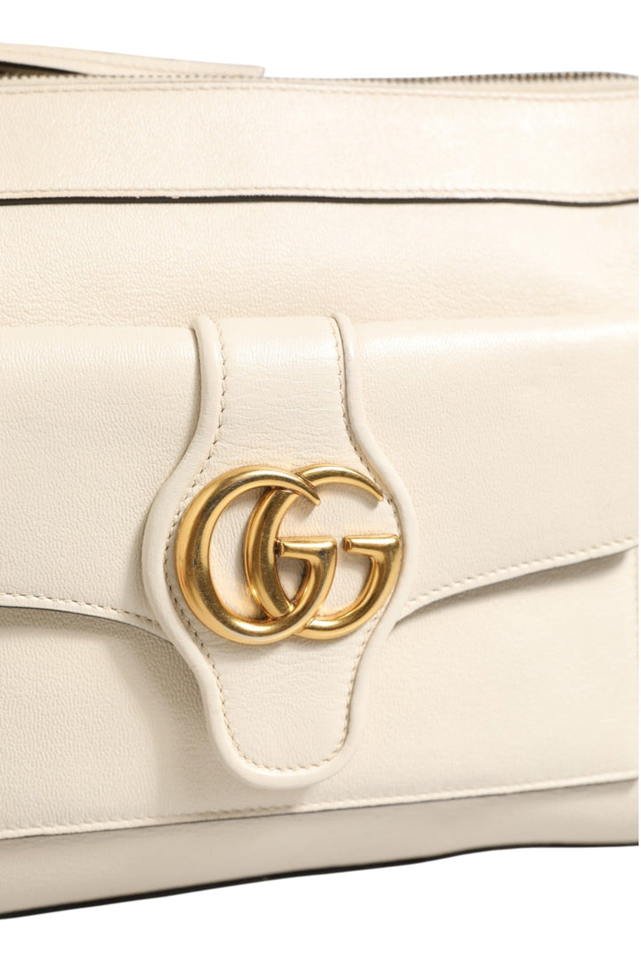 Gucci Arli Small Crossbody Bag White Leather - RIMODA