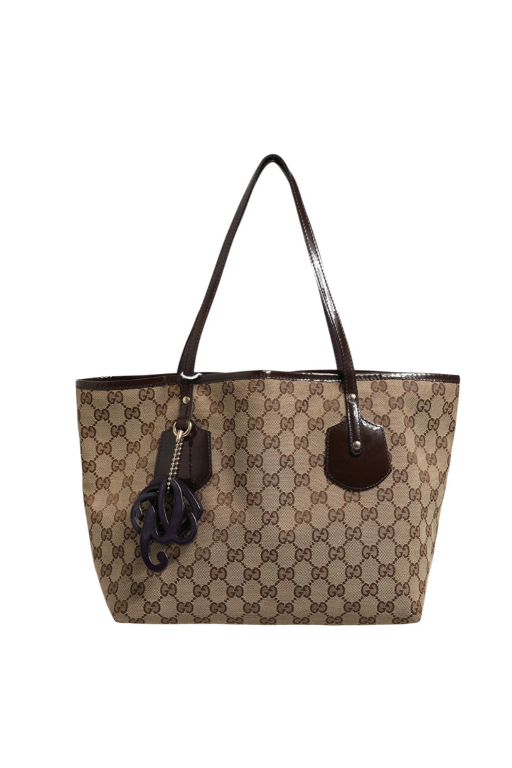 Gucci Beige Canvas Medium Jolie Charm Tote Bag - RIMODA